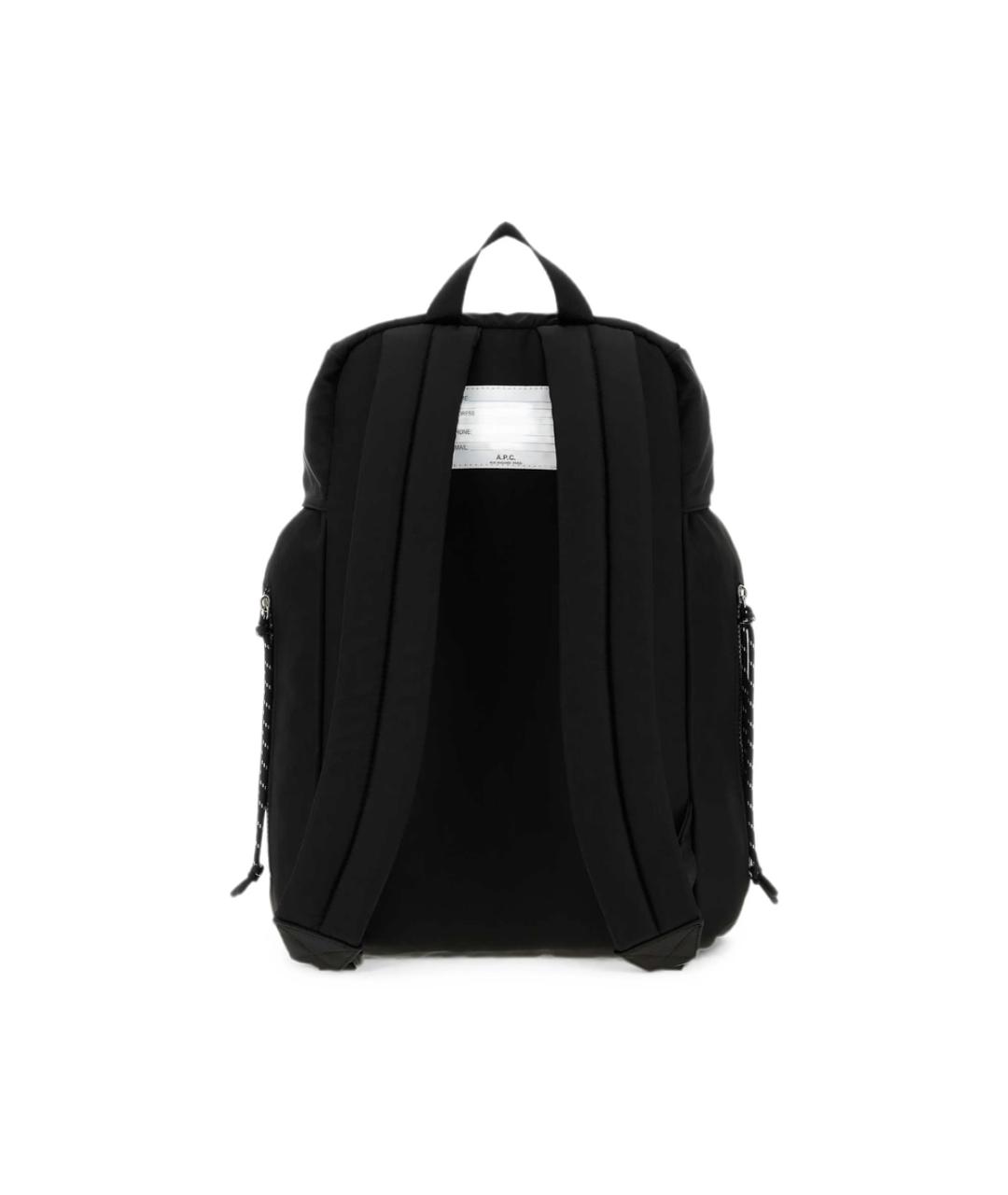A.P.C. Черный синтетический рюкзак, фото 3