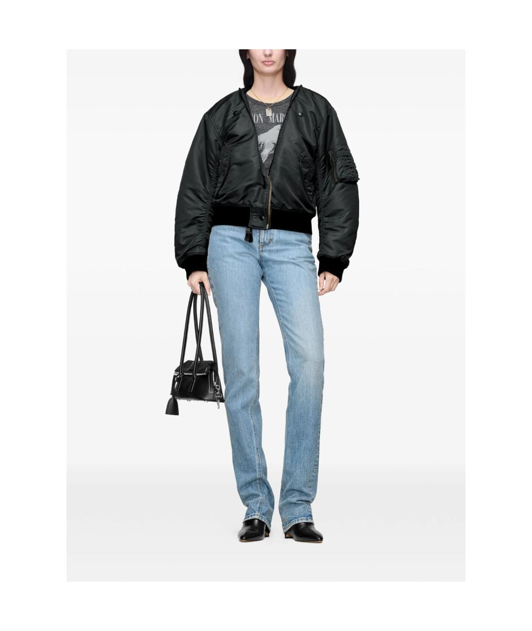 MAISON MARGIELA Серая хлопковая футболка, фото 4