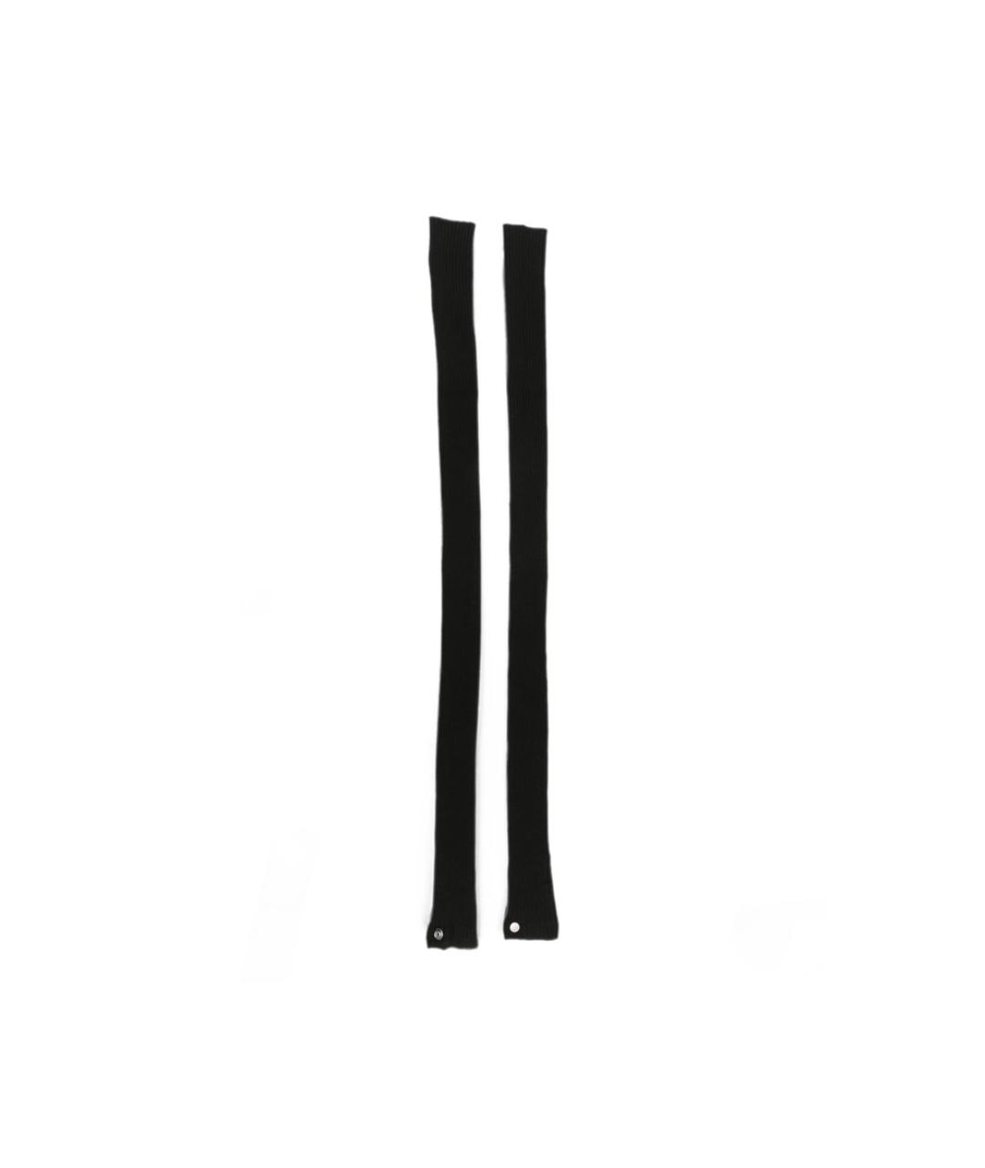 RICK OWENS Черные шерстяные перчатки, фото 1