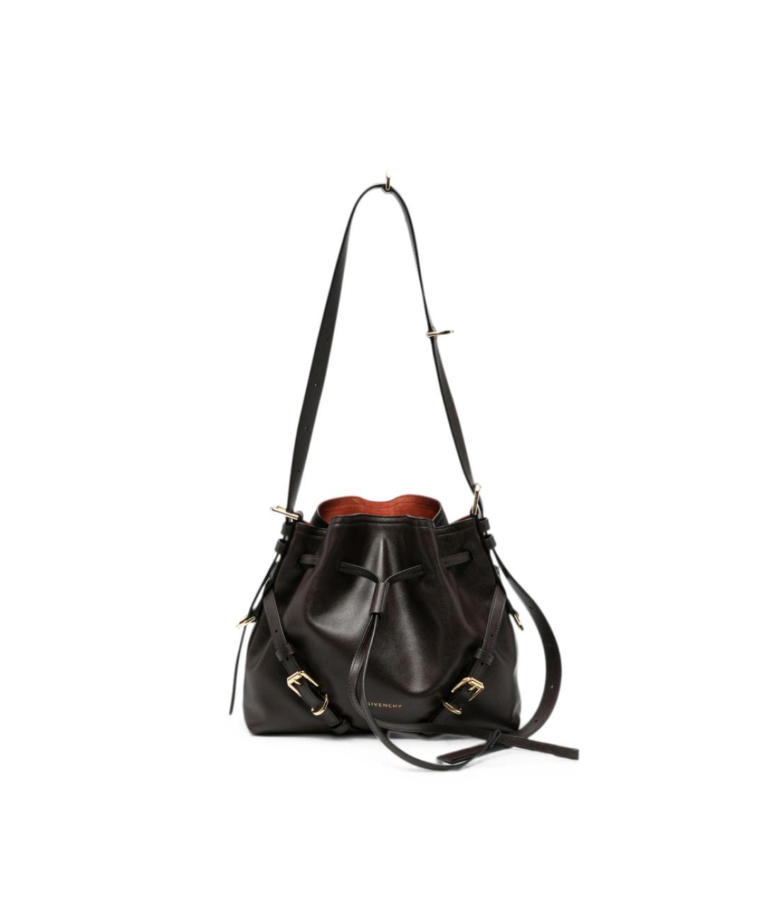 GIVENCHY Коричневая кожаная сумка через плечо, фото 1