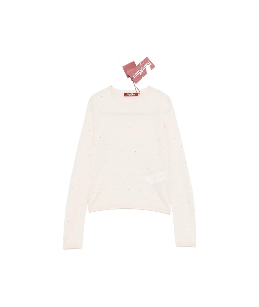 MAX MARA STUDIO Бежевый джемпер / свитер, фото 1