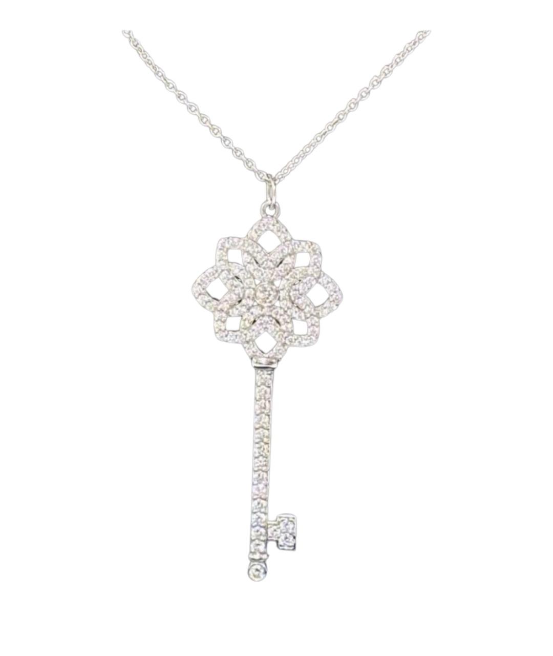 TIFFANY&CO Белое платиновое колье, фото 1