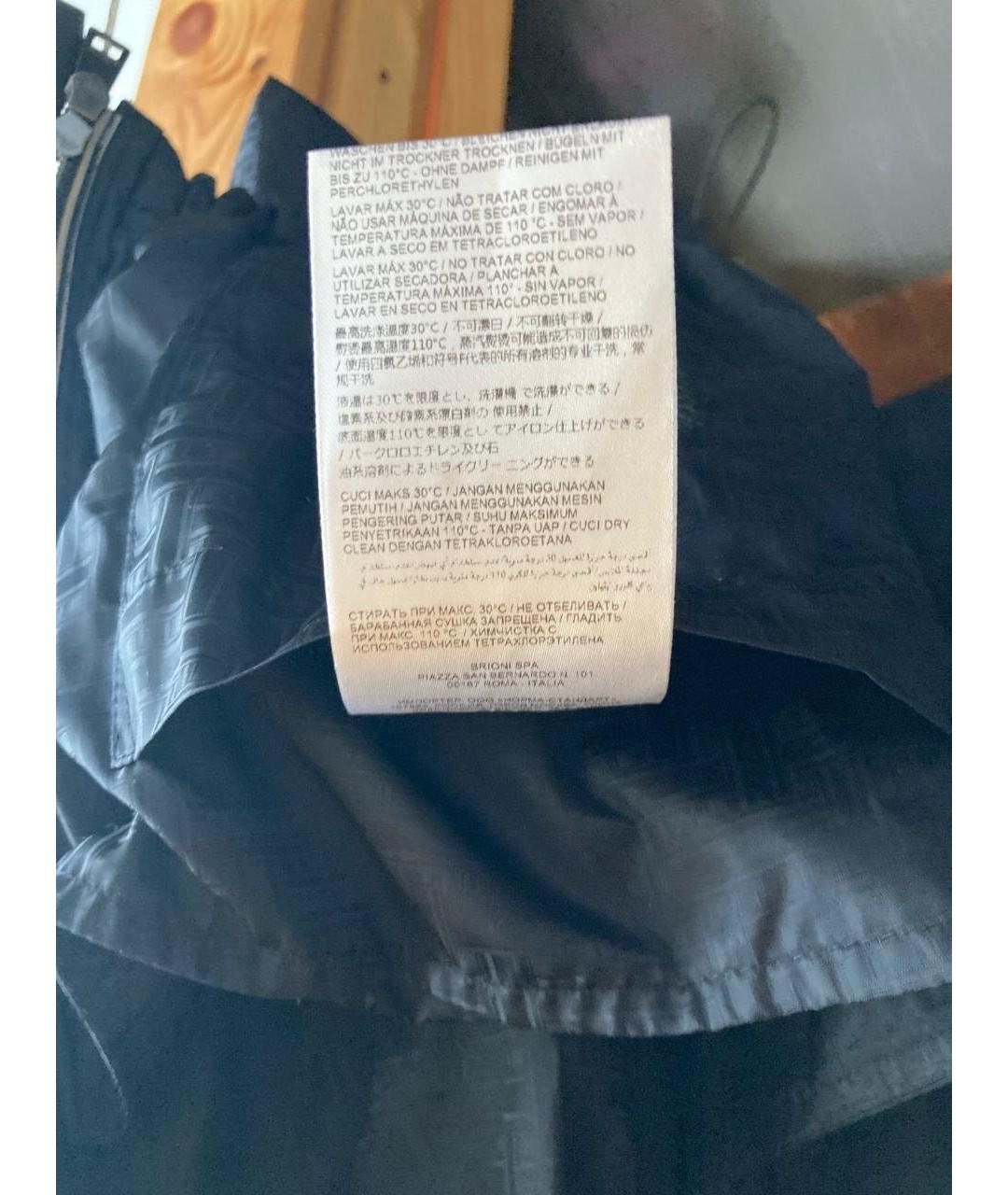 BRIONI Синяя полиамидовая куртка, фото 8