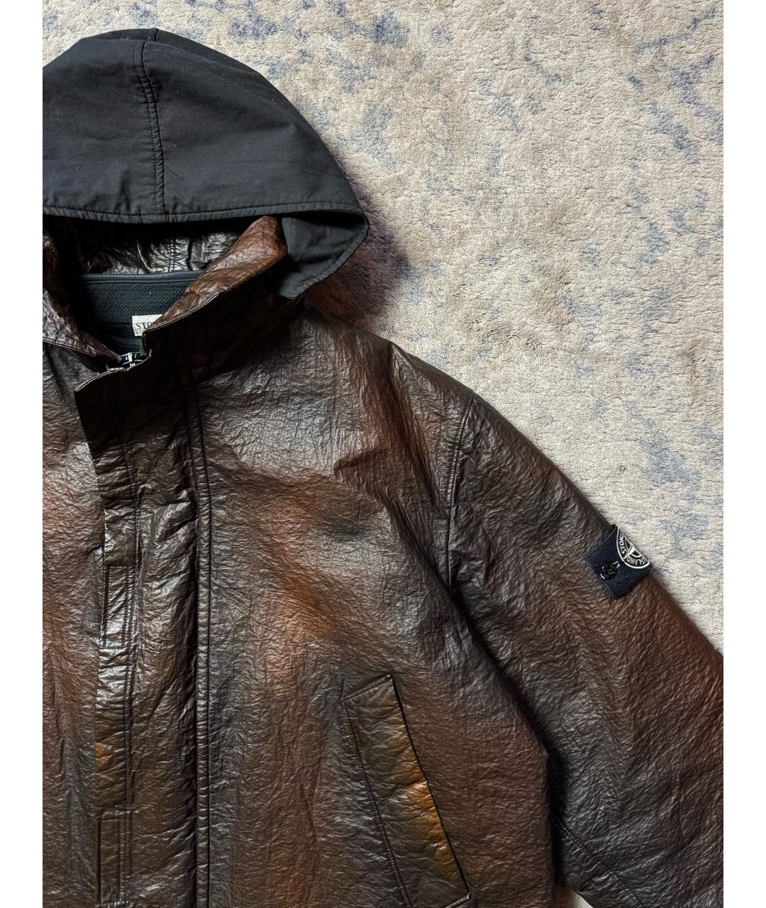 STONE ISLAND Коричневая куртка, фото 3