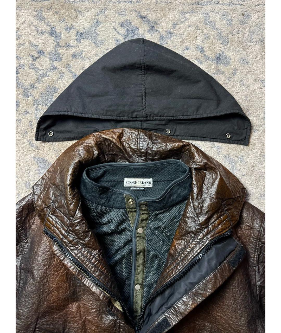 STONE ISLAND Коричневая куртка, фото 4