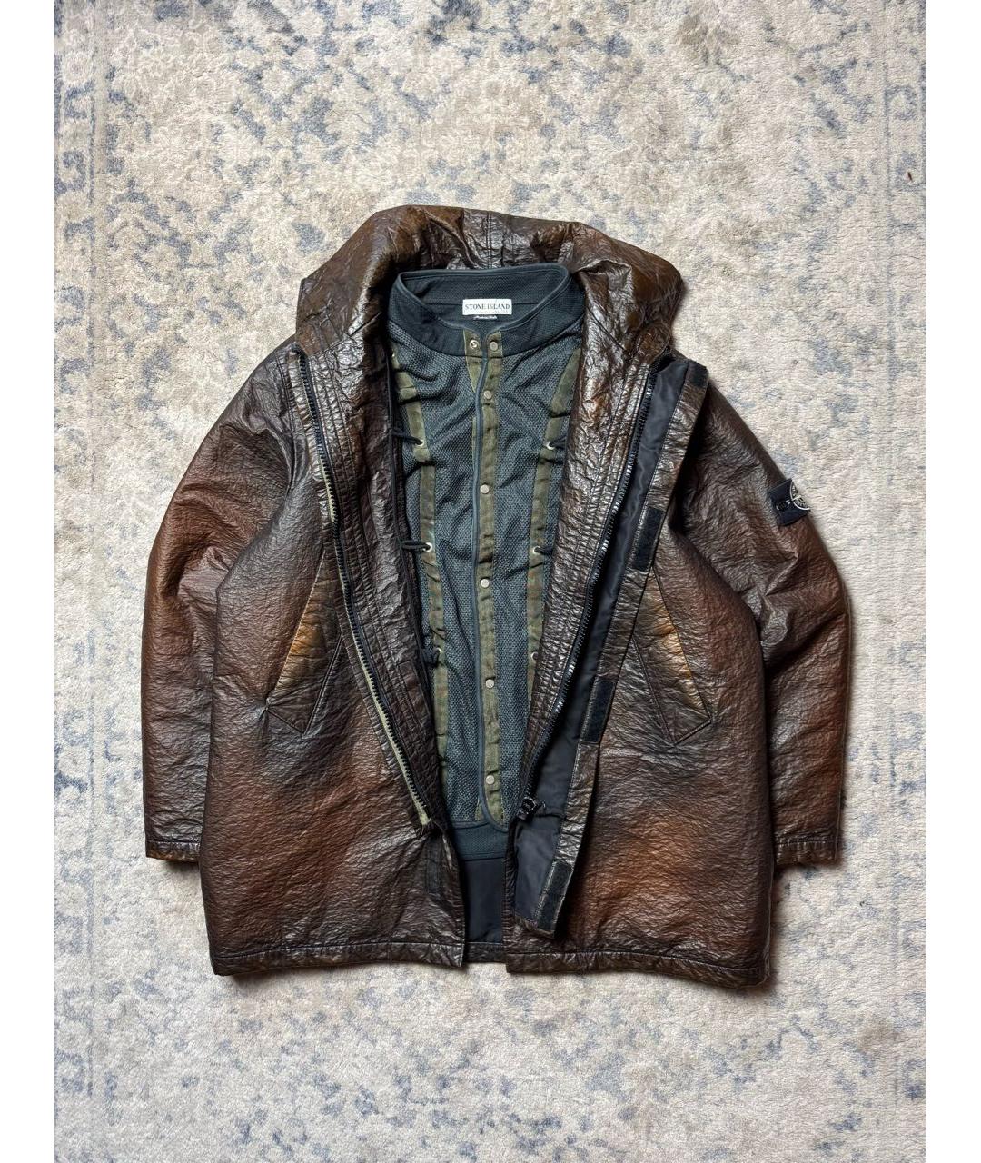STONE ISLAND Коричневая куртка, фото 7
