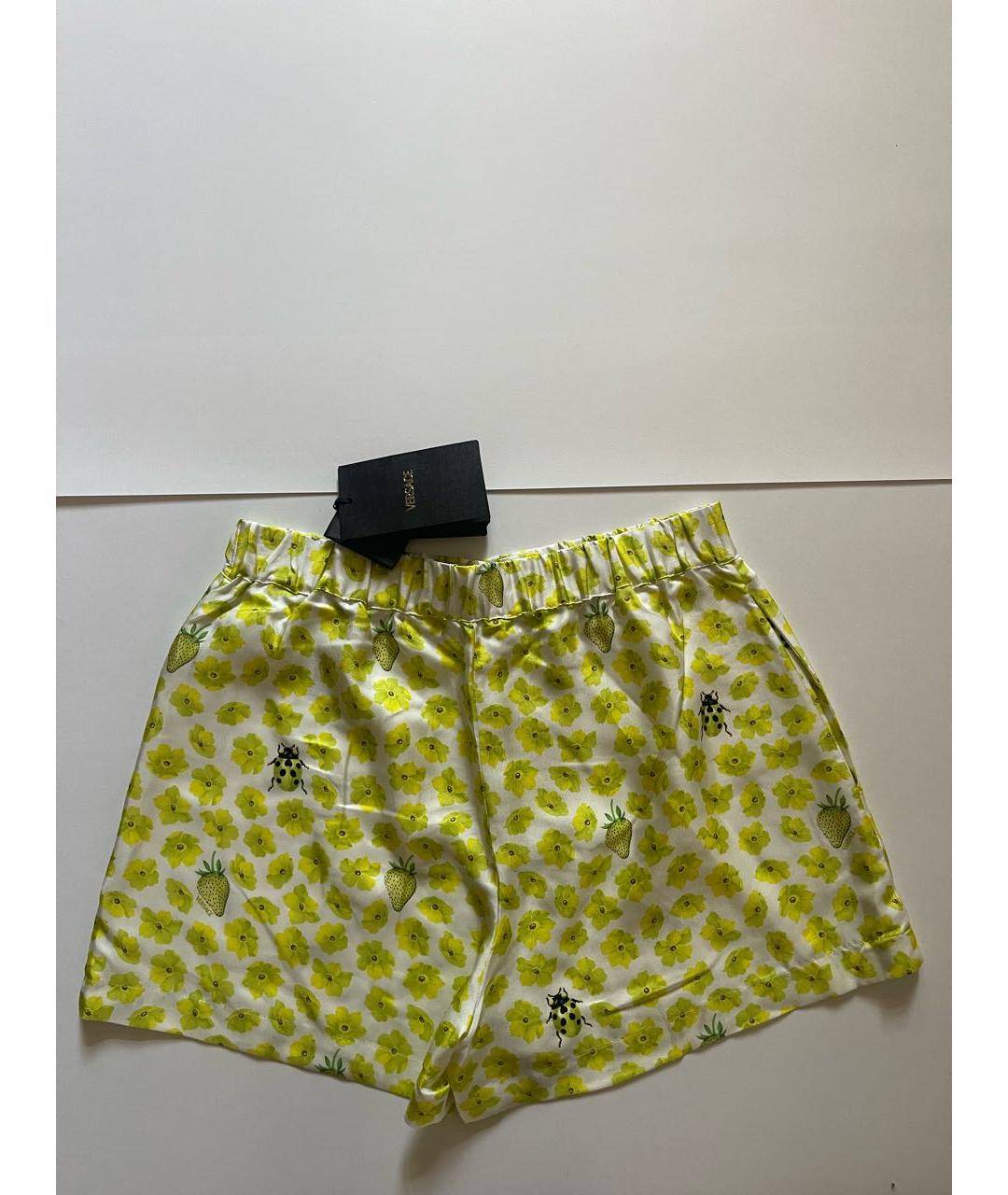 VERSACE Мульти шелковые шорты, фото 2