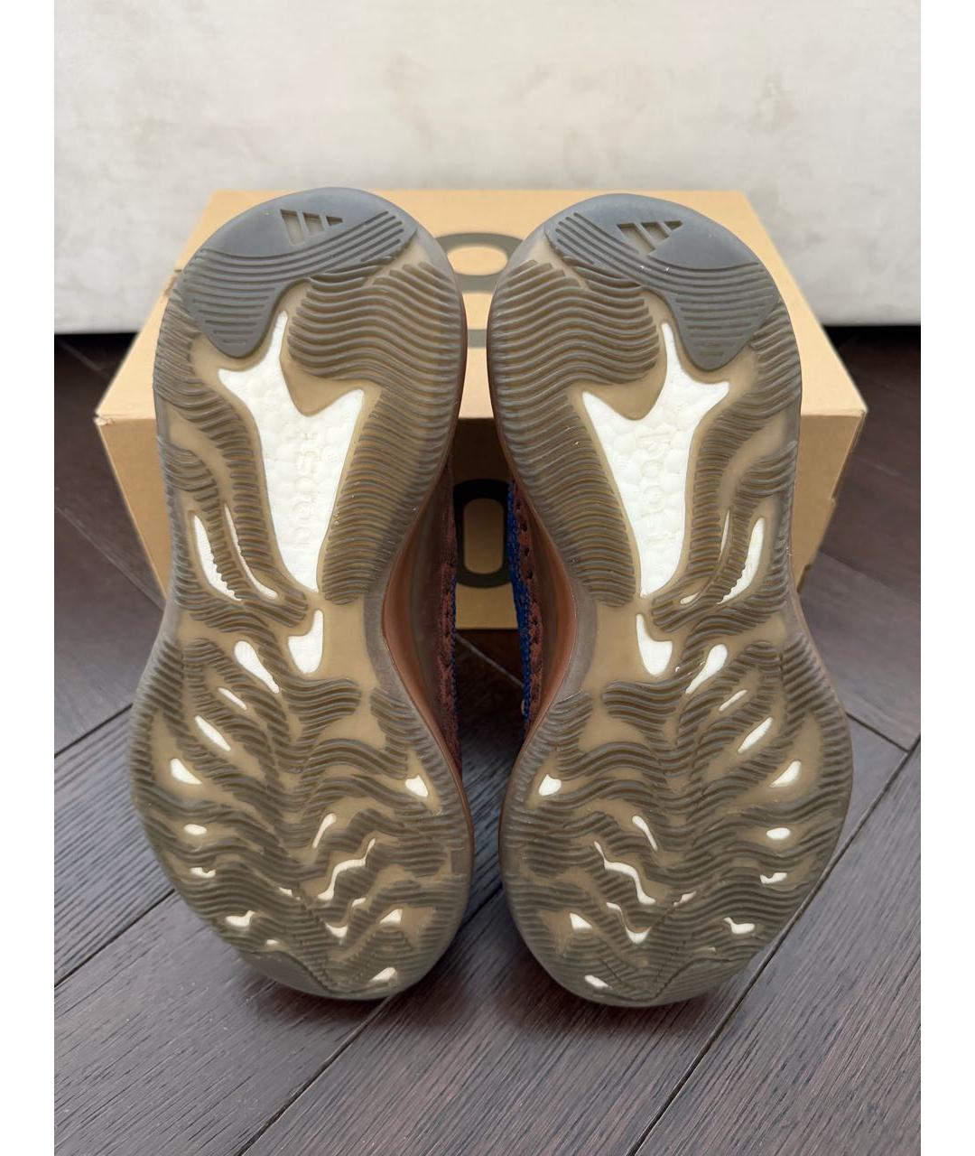 ADIDAS YEEZY Коричневые низкие кроссовки / кеды, фото 5