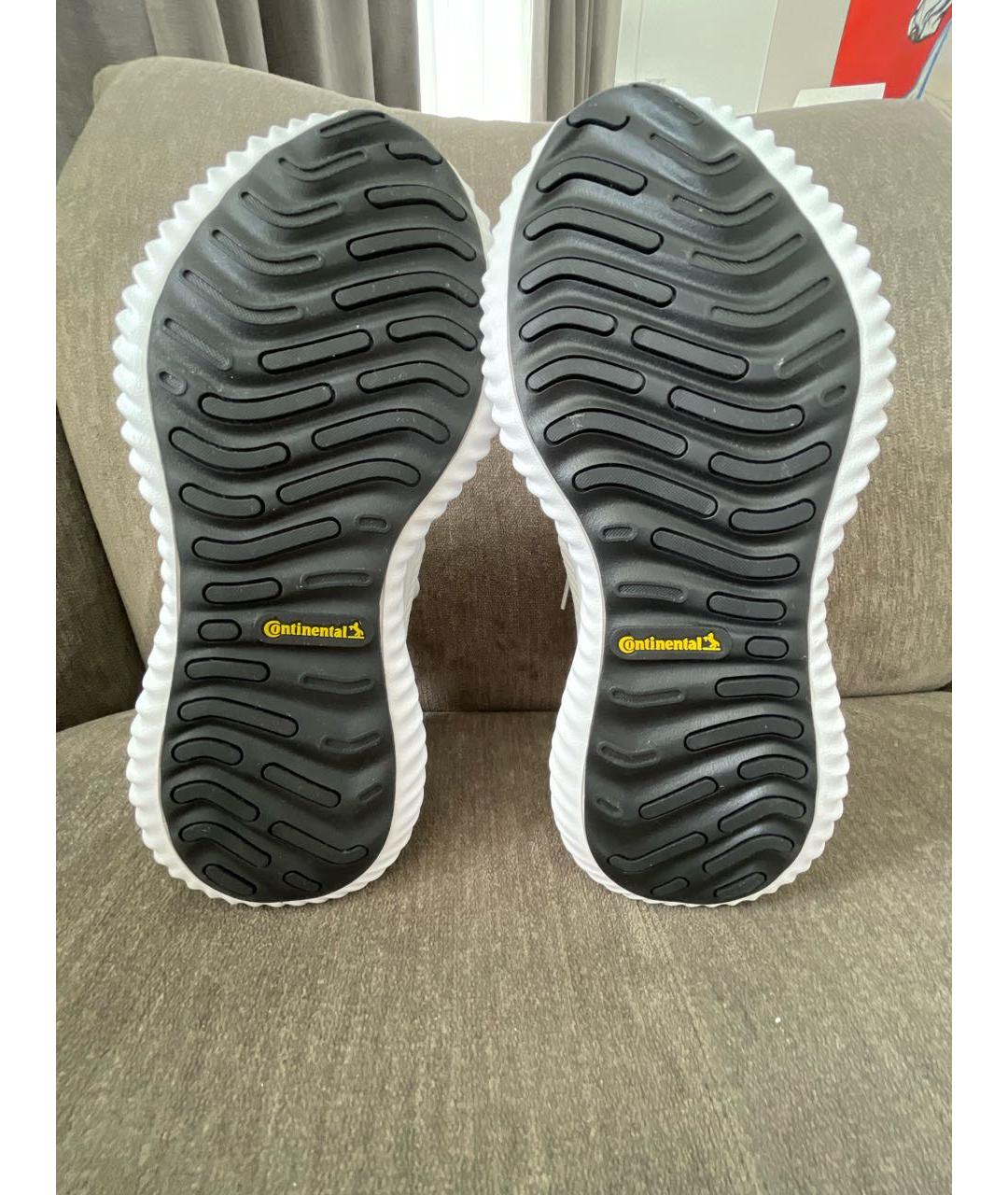 ADIDAS Белые синтетические высокие кроссовки / кеды, фото 5