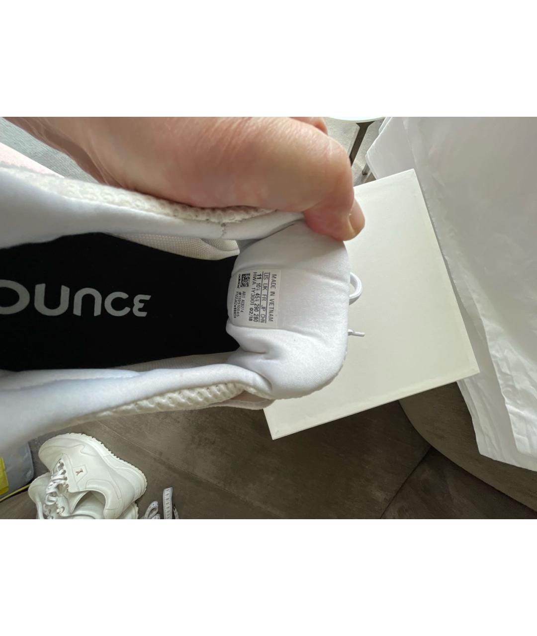 ADIDAS Белые синтетические высокие кроссовки / кеды, фото 7