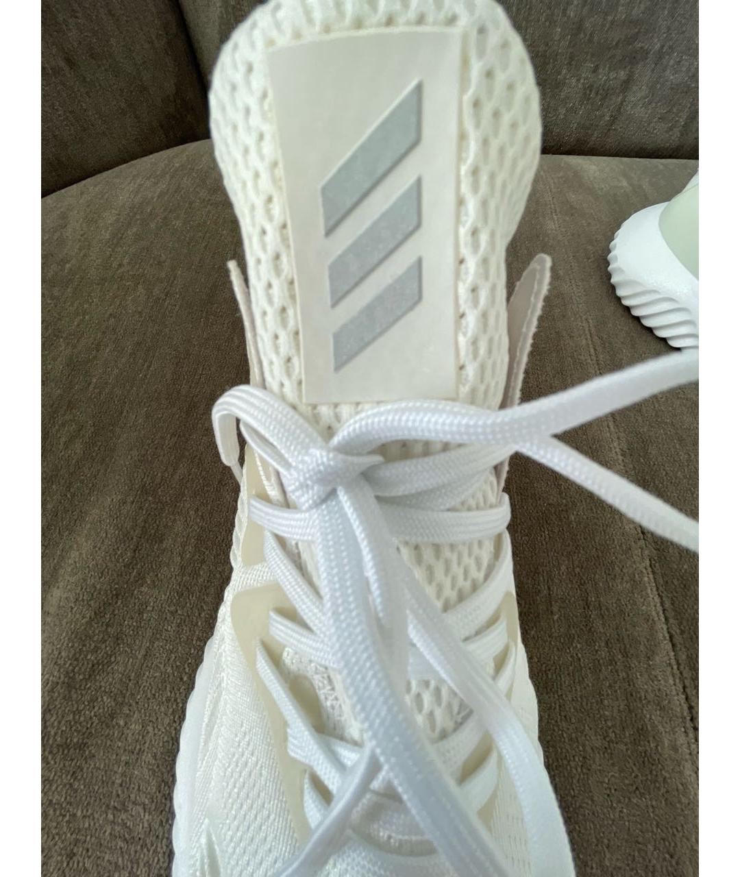 ADIDAS Белые синтетические высокие кроссовки / кеды, фото 6