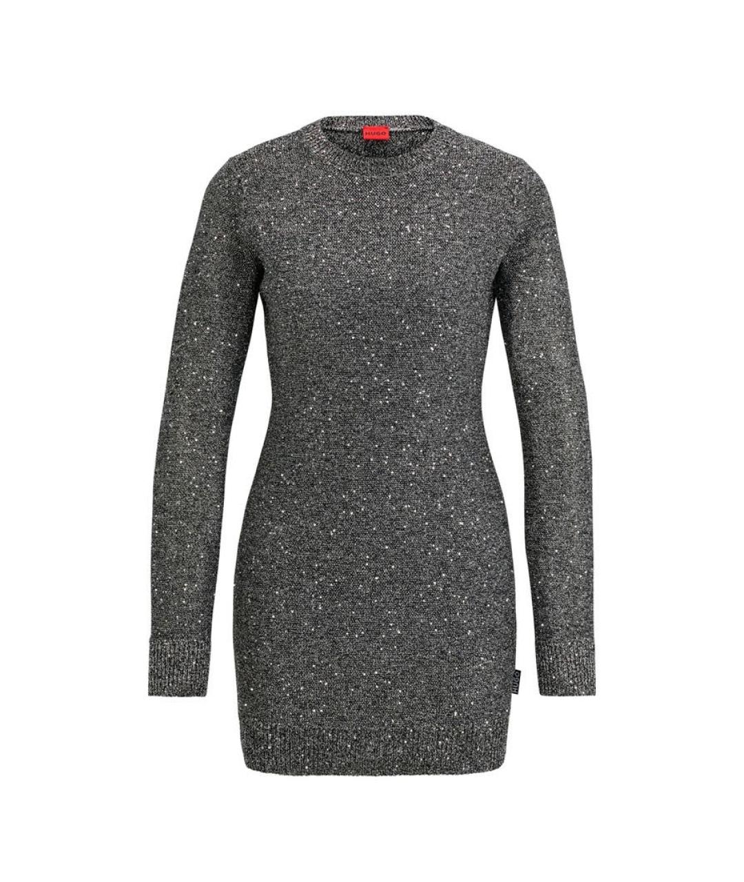 HUGO BOSS Серебряное вечернее платье, фото 1