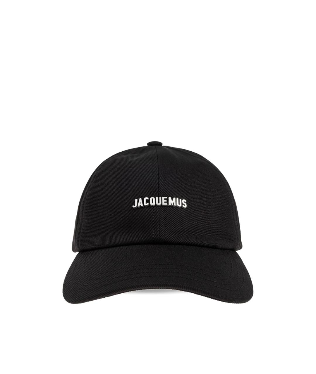 JACQUEMUS Черная хлопковая кепка/бейсболка, фото 1