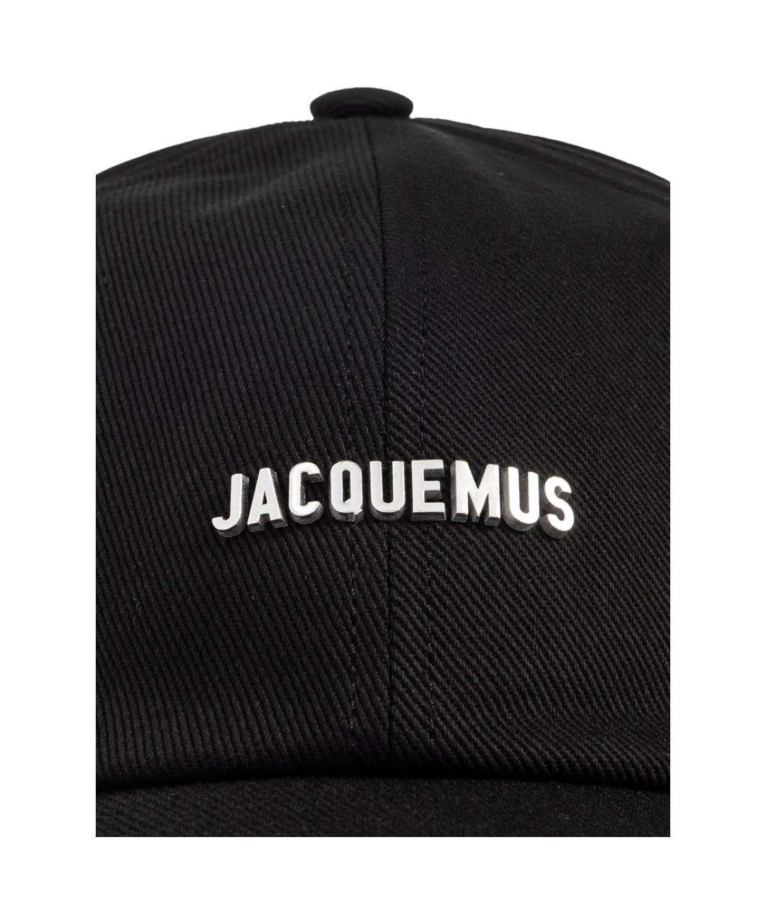 JACQUEMUS Черная хлопковая кепка/бейсболка, фото 2
