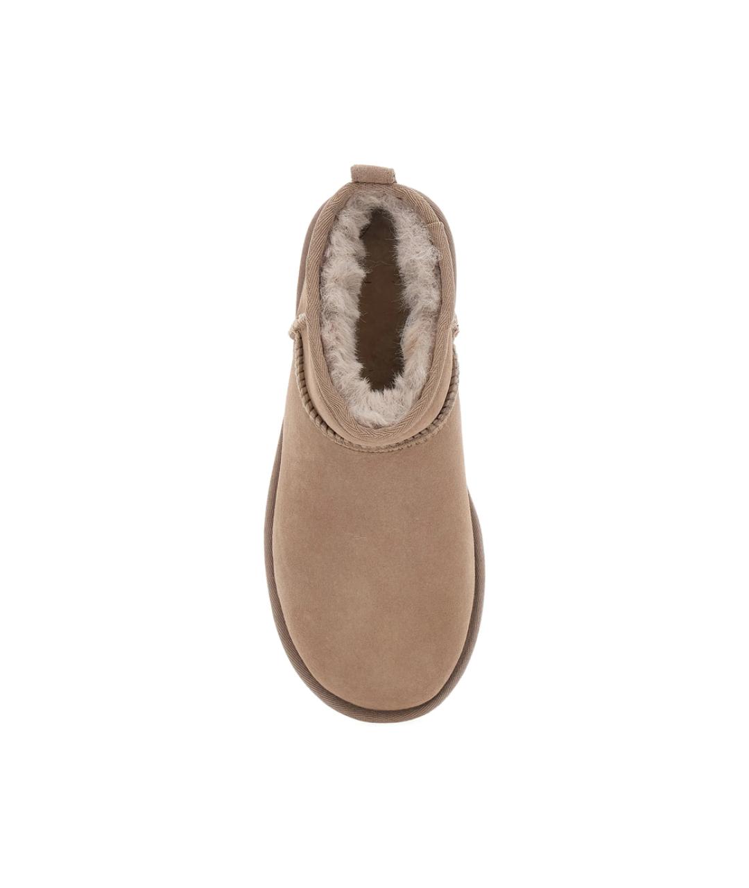 UGG Коричневые замшевые ботинки, фото 4