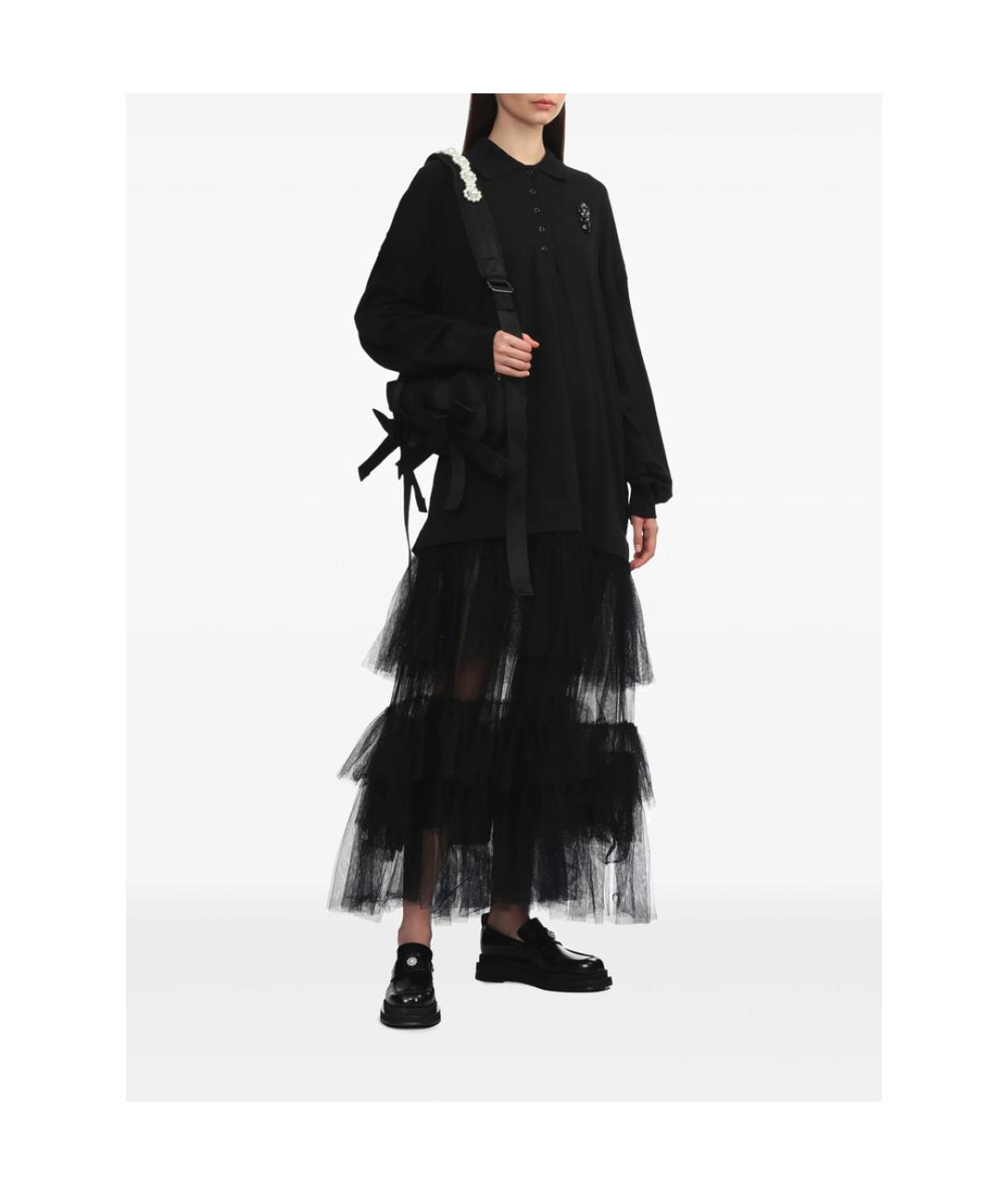 SIMONE ROCHA Черная тканевая сумка через плечо, фото 6