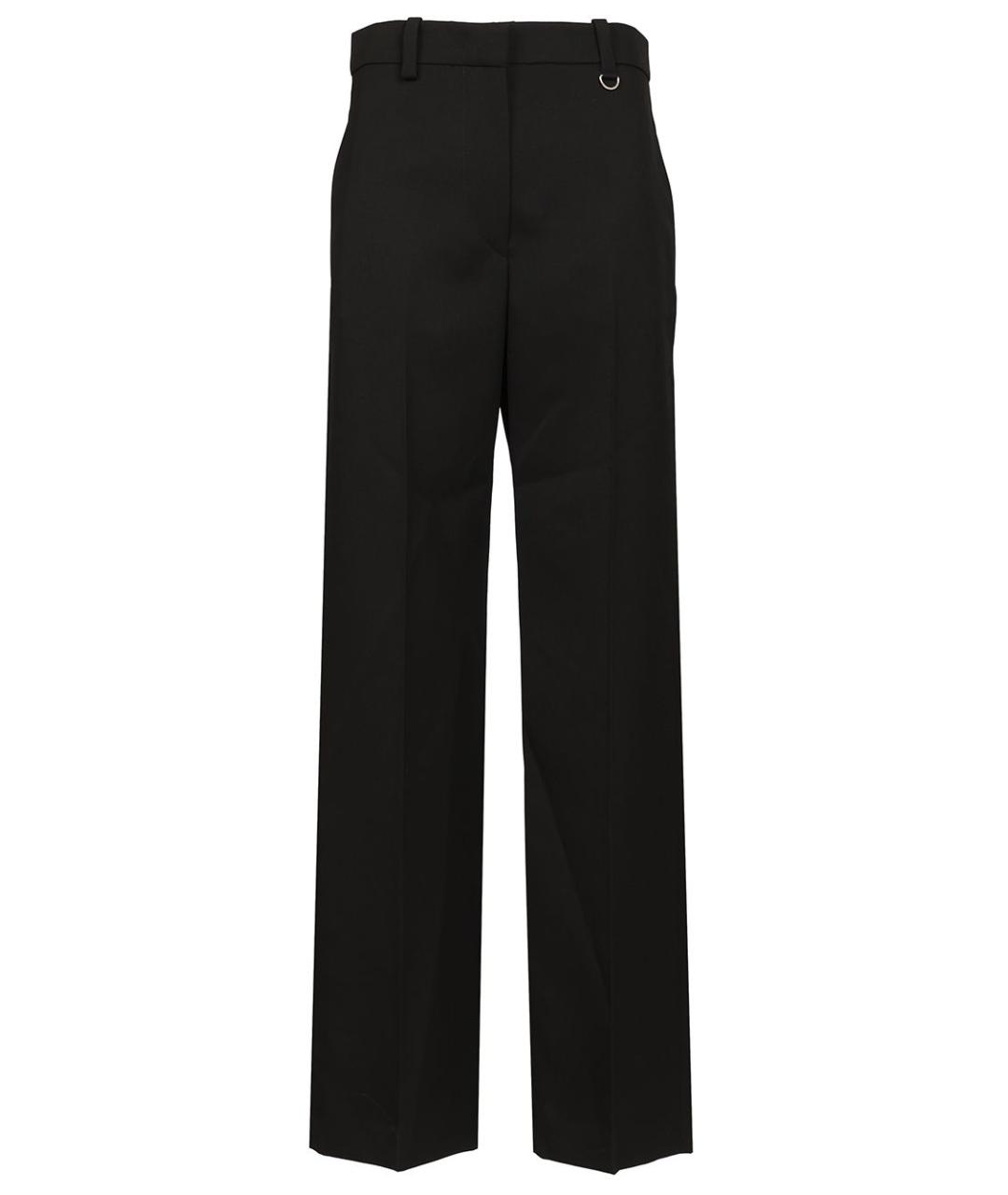 ISABEL MARANT Черные шерстяные прямые брюки, фото 1