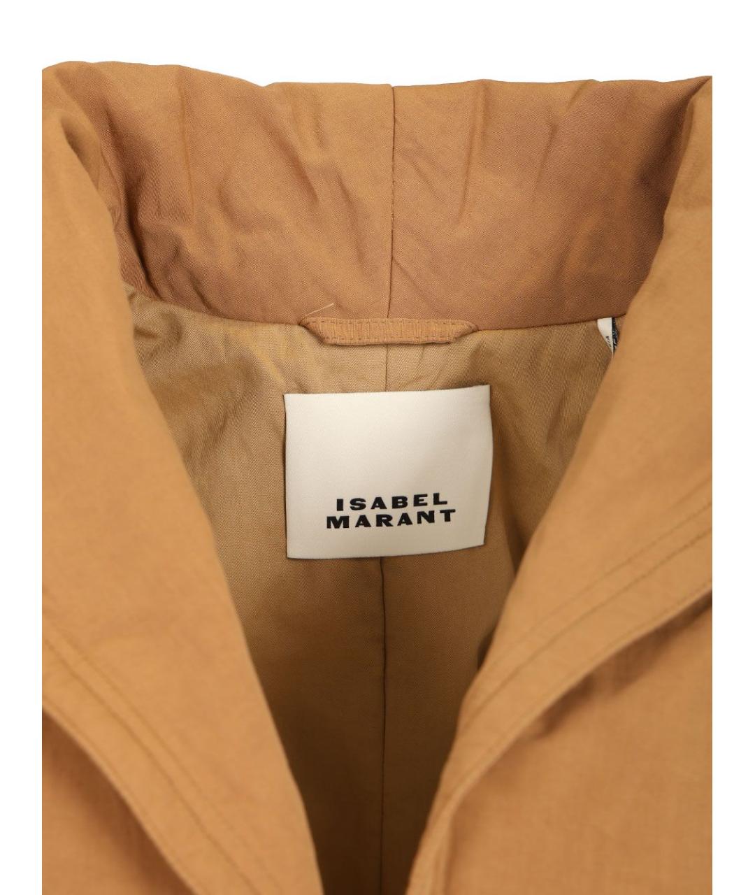 ISABEL MARANT Бежевая полиэстеровая куртка, фото 4