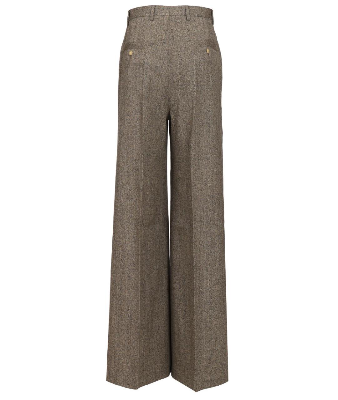 RICK OWENS Черные шерстяные прямые брюки, фото 2