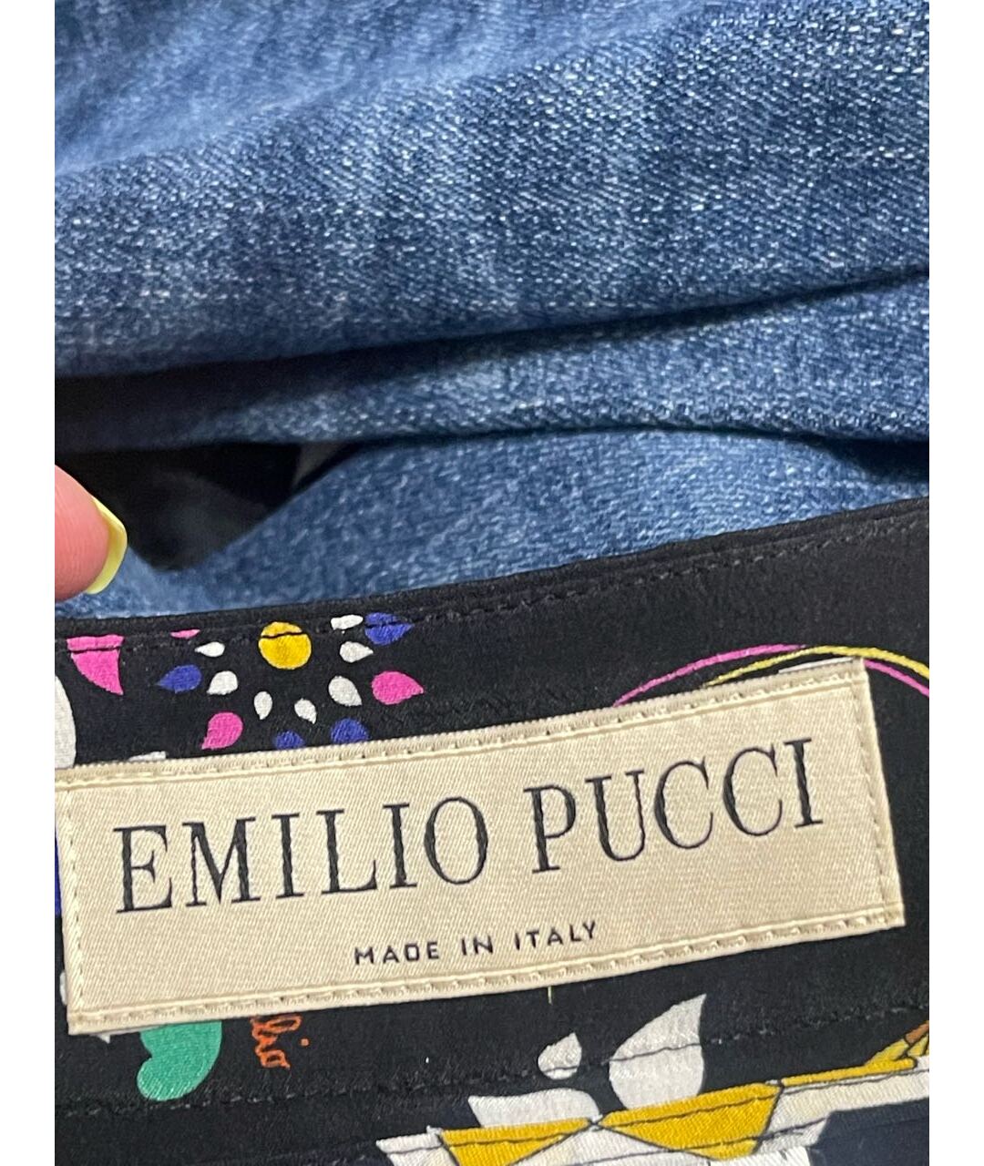 EMILIO PUCCI Мульти шелковые кюлоты, фото 3