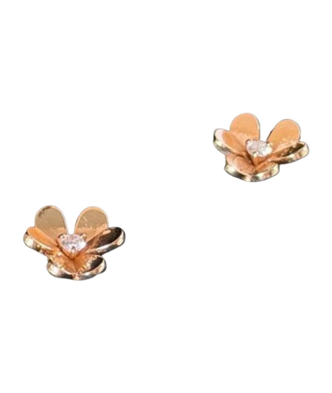 VAN CLEEF & ARPELS Желтые серьги из желтого золота, фото 1