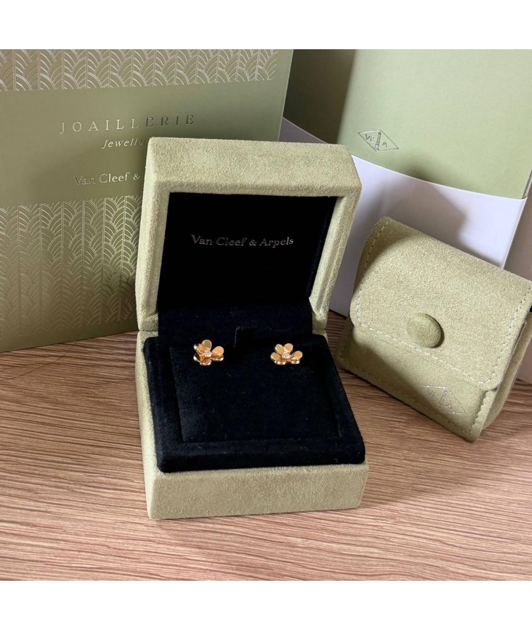 VAN CLEEF & ARPELS Желтые серьги из желтого золота, фото 2