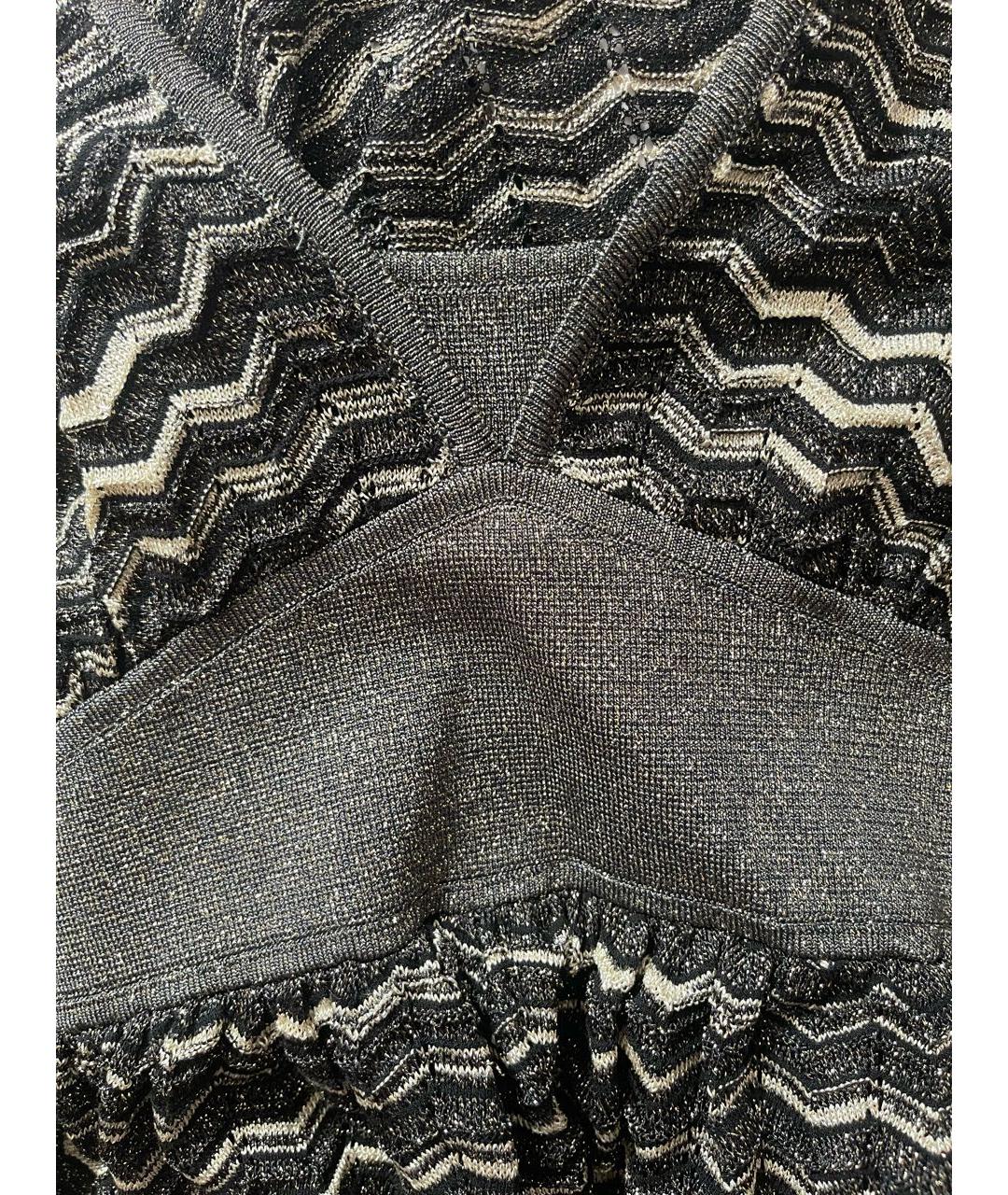 MISSONI Мульти нейлоновое коктейльное платье, фото 4