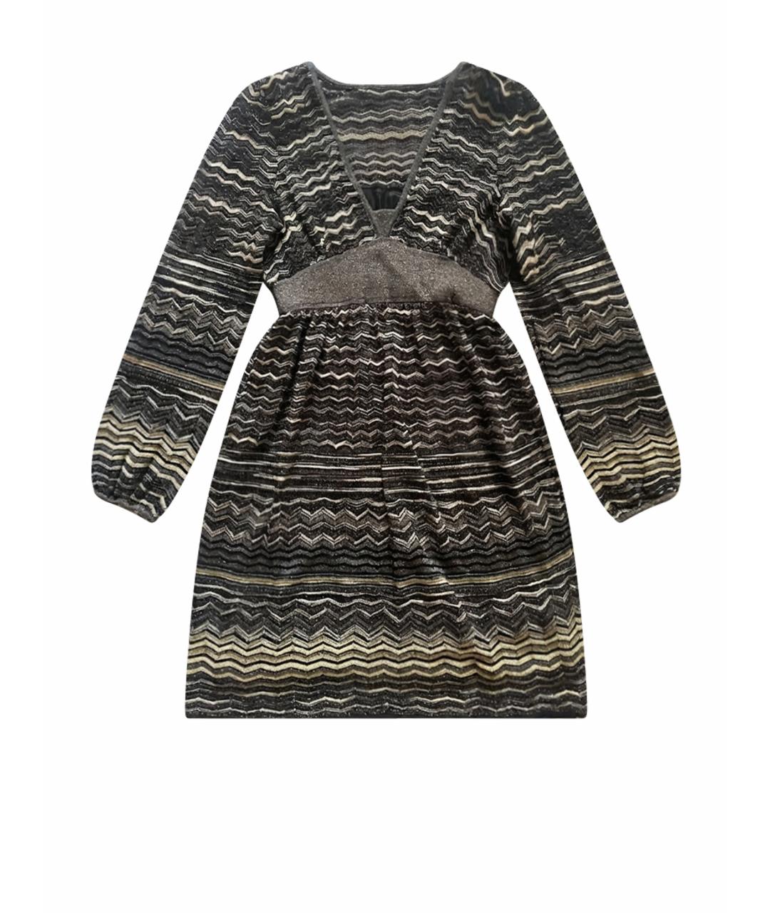 MISSONI Мульти нейлоновое коктейльное платье, фото 1