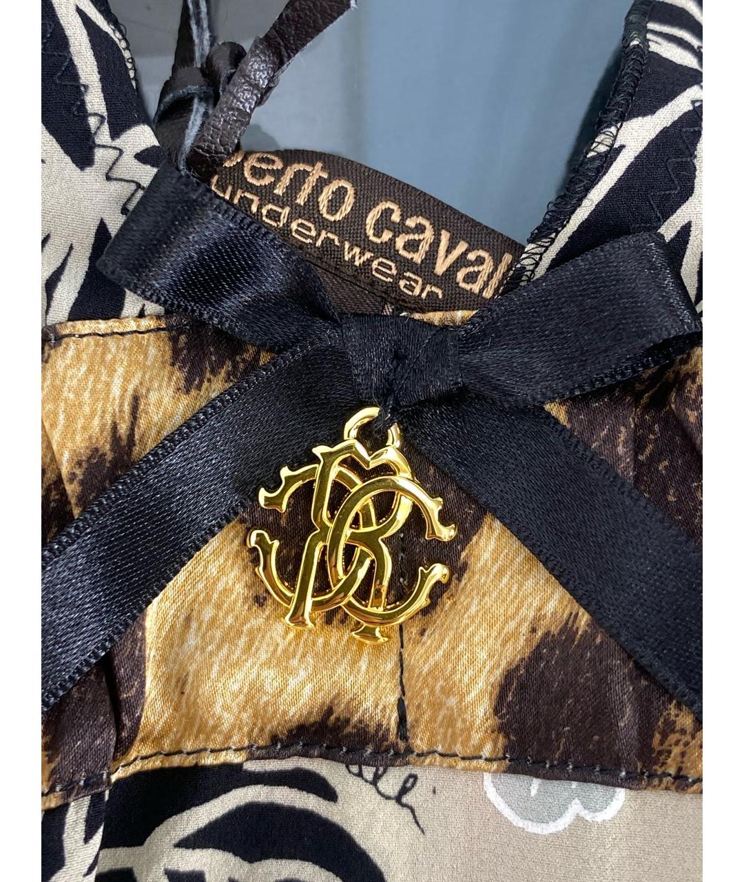 ROBERTO CAVALLI Мульти шелковая майка, фото 3