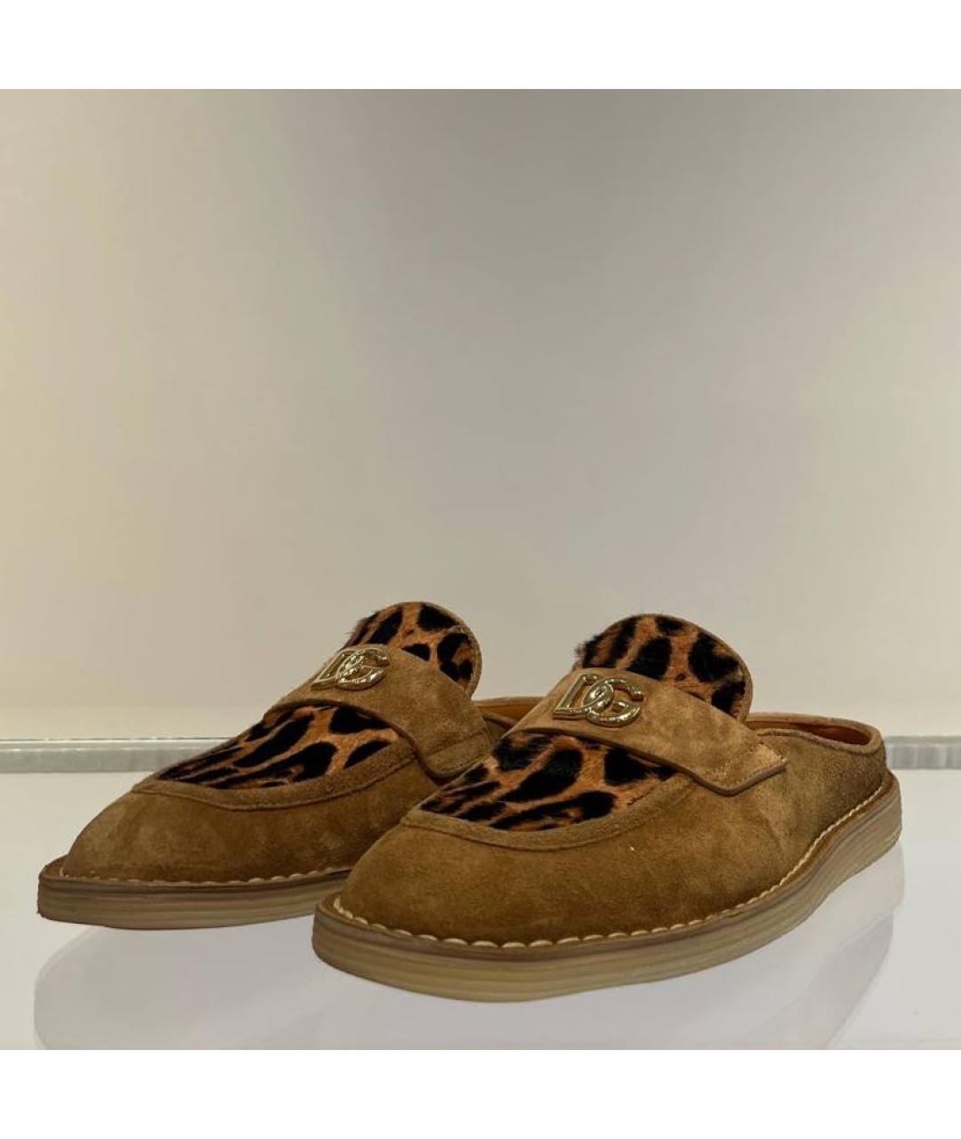 DOLCE&GABBANA Мульти кожаные лоферы, фото 2