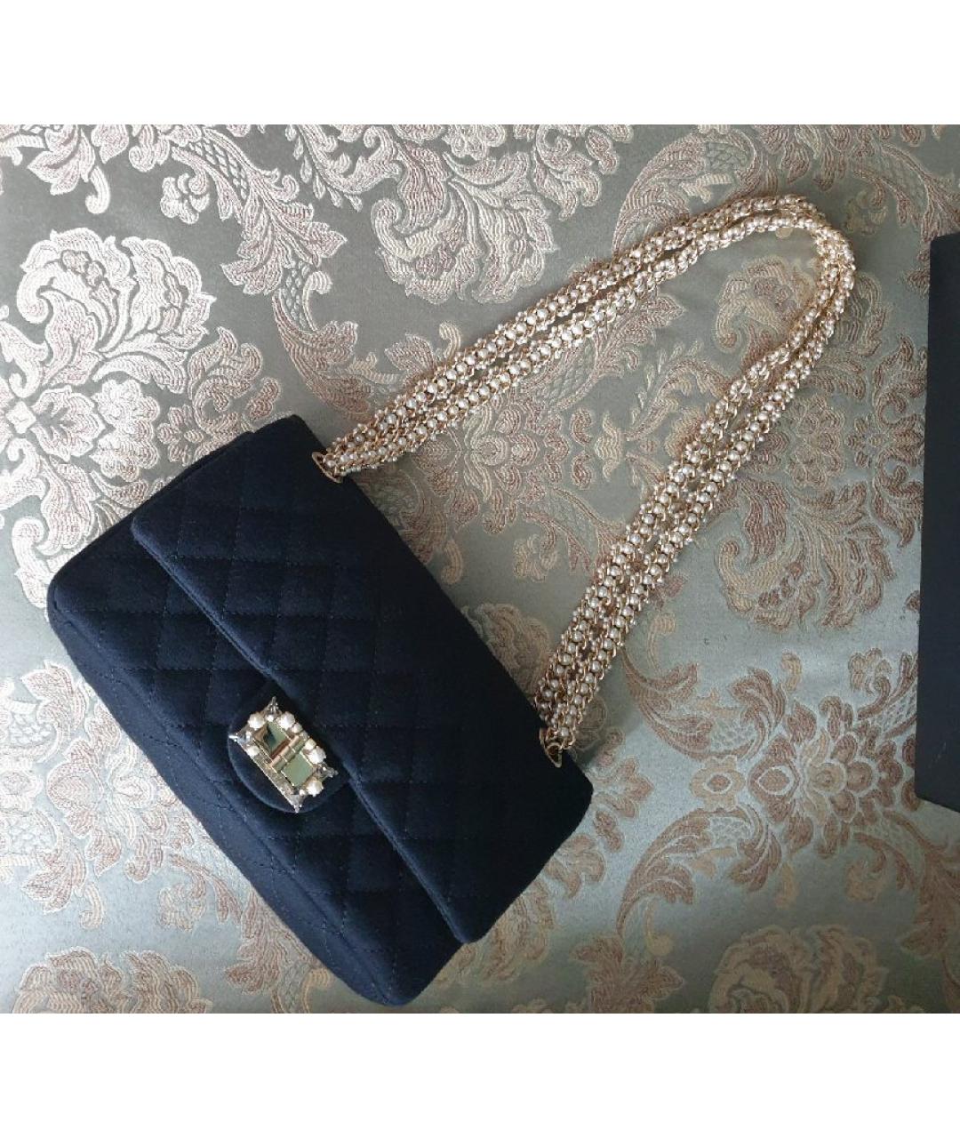 CHANEL Черная сумка через плечо, фото 10