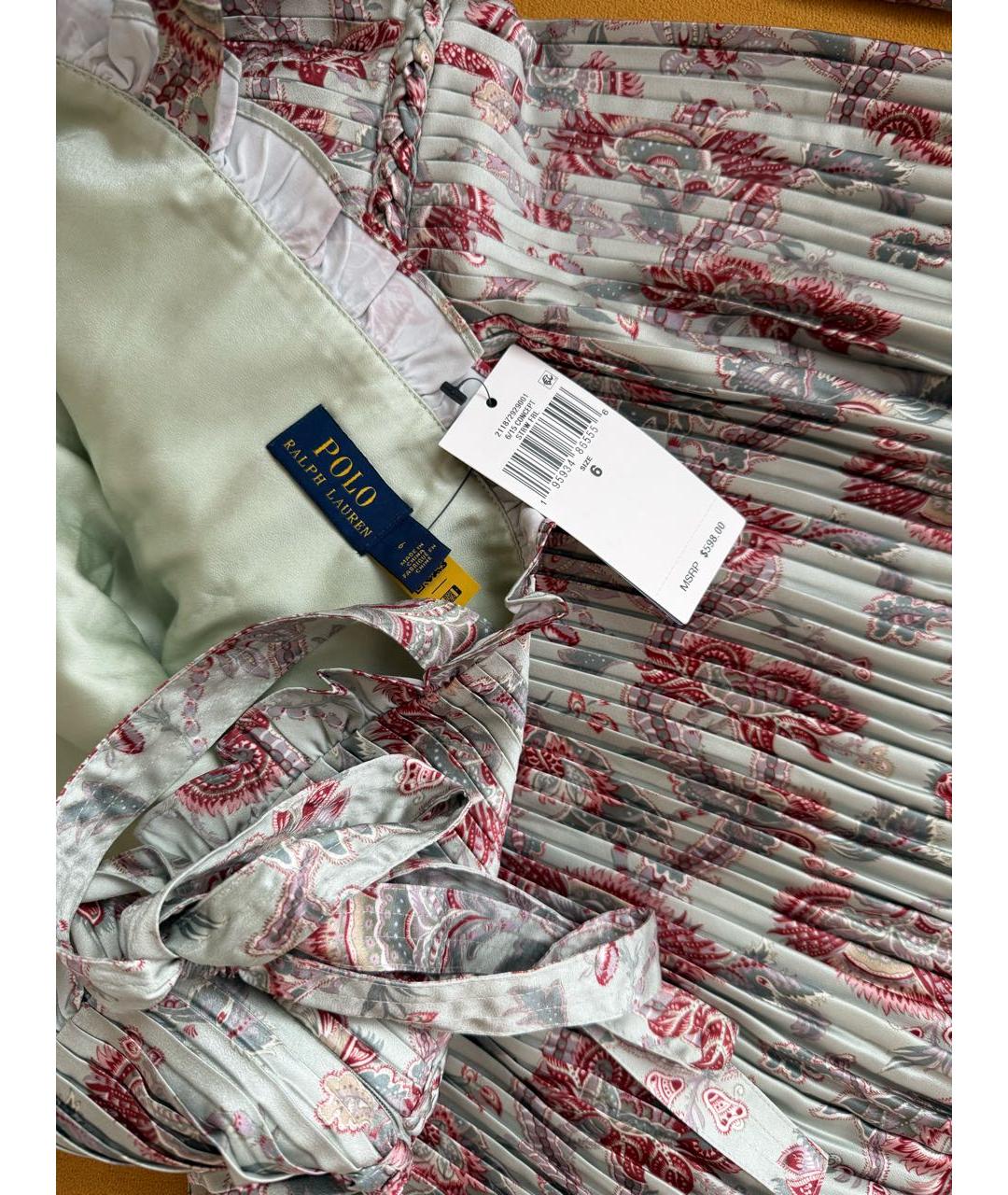 POLO RALPH LAUREN Полиэстеровое повседневное платье, фото 3
