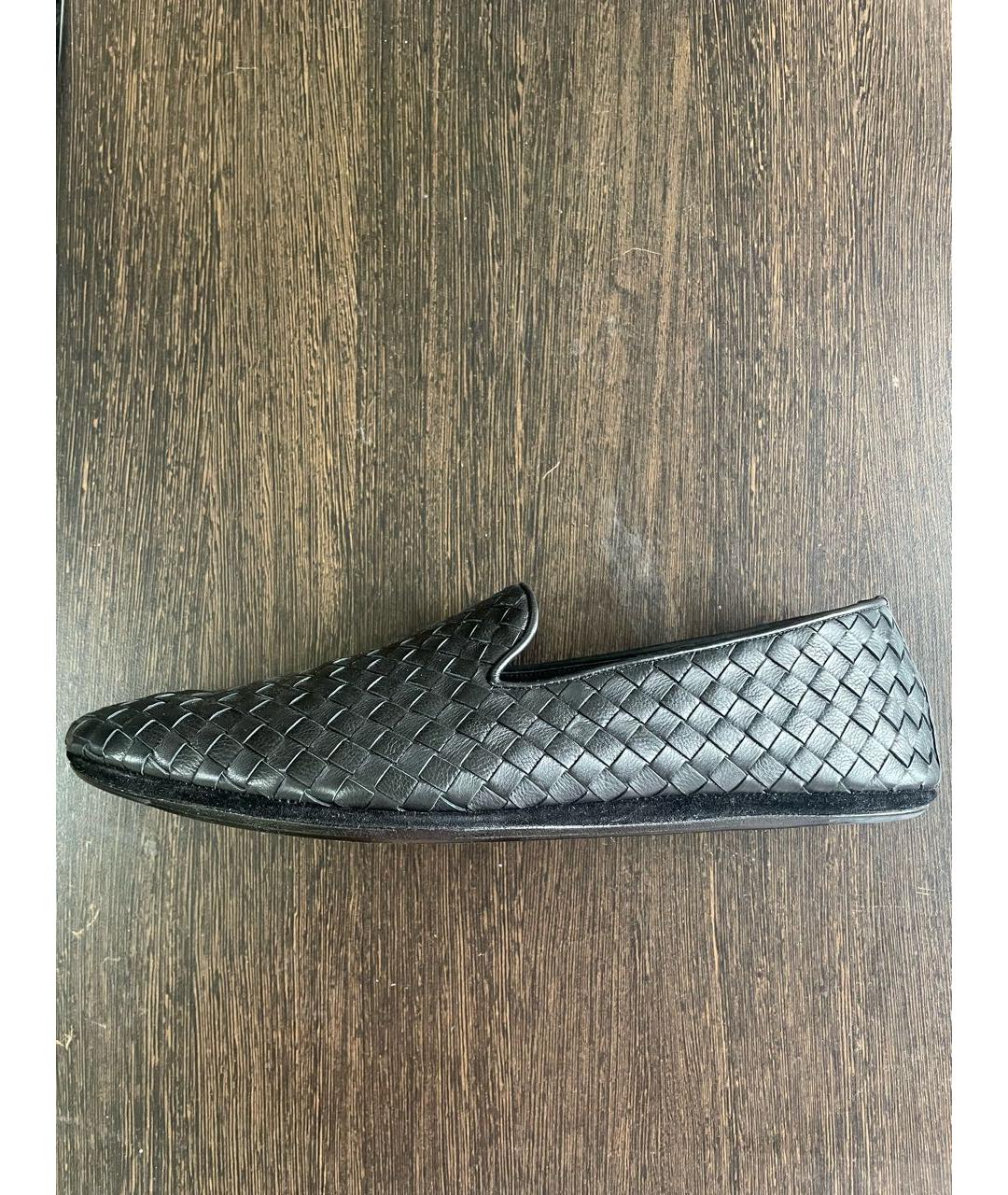 BOTTEGA VENETA Черные кожаные лоферы, фото 6