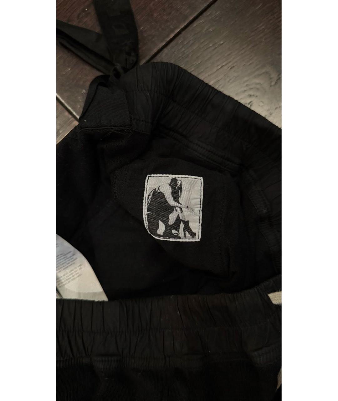 RICK OWENS DRKSHDW Черные хлопковые шорты, фото 4