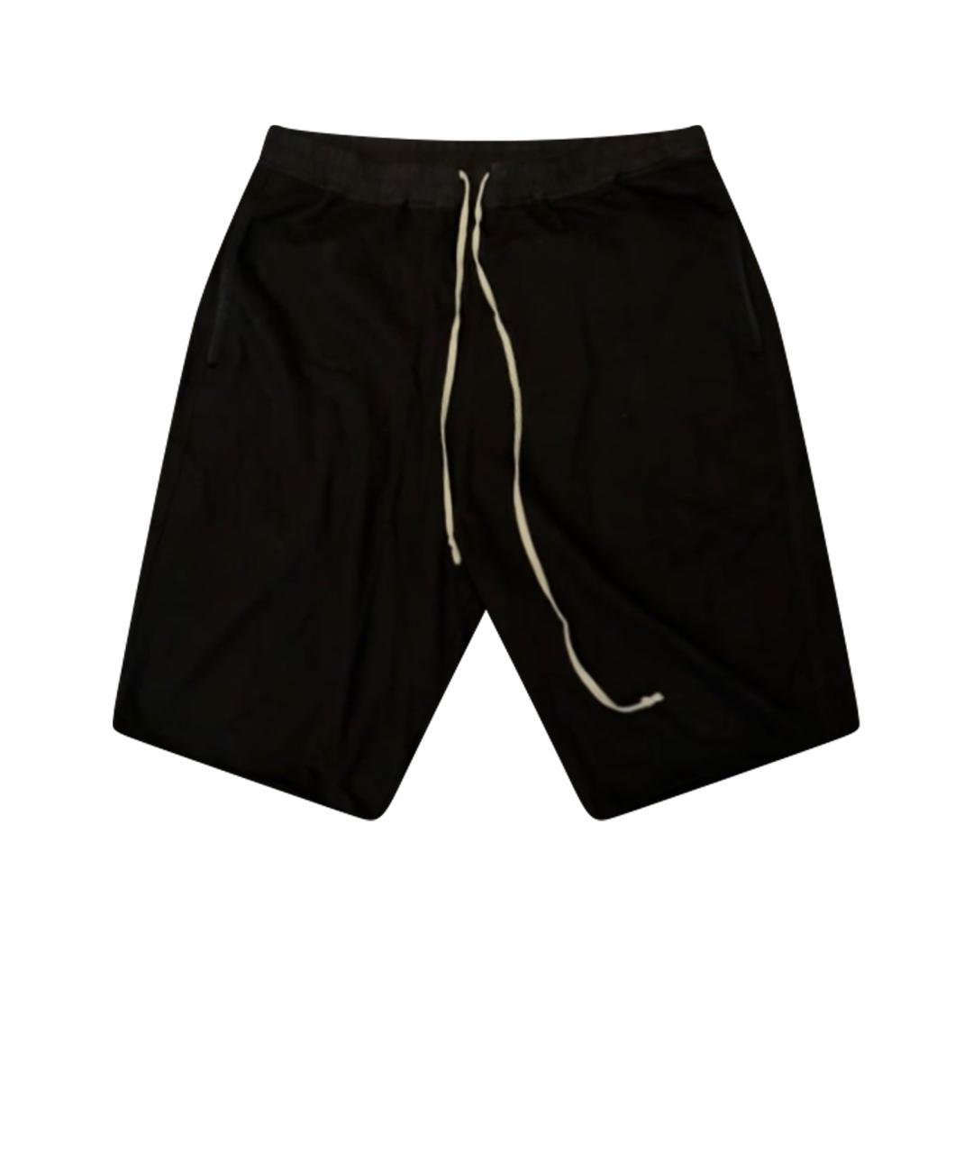 RICK OWENS DRKSHDW Черные хлопковые шорты, фото 1