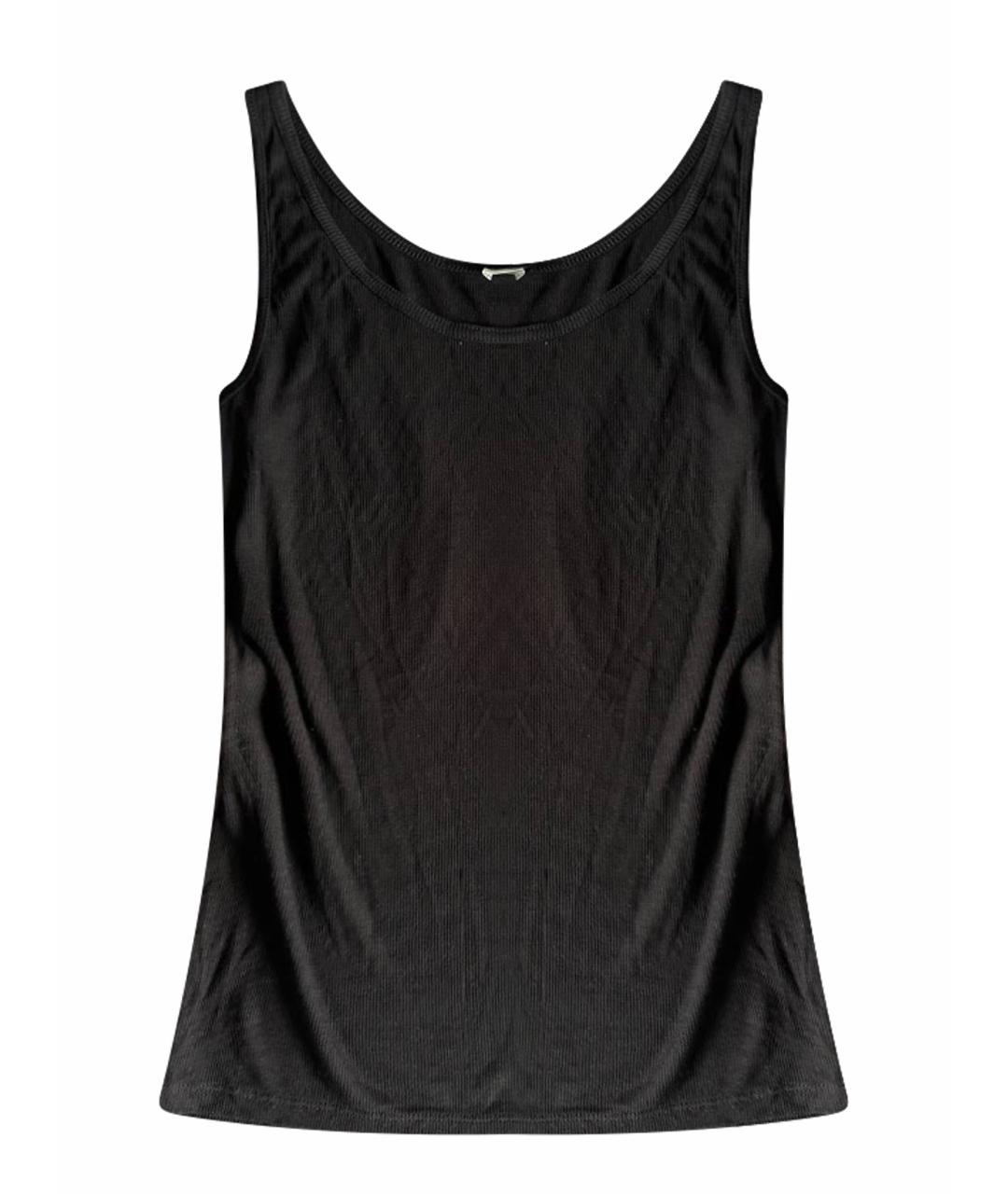 SAINT LAURENT Черная майка, фото 1