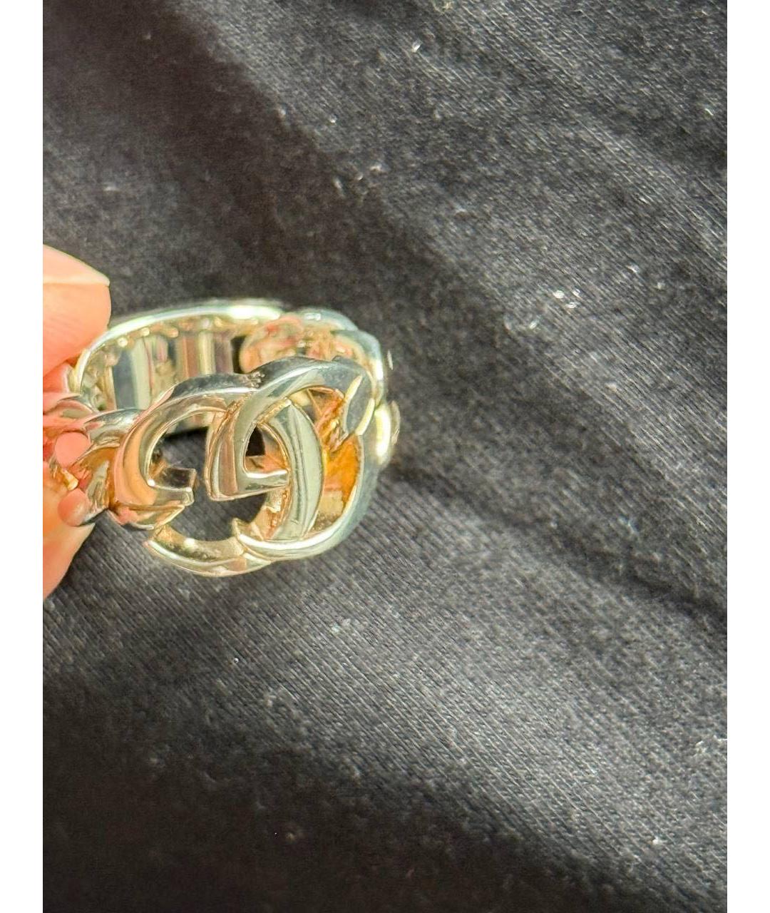 GUCCI Серебряное серебряное кольцо, фото 3