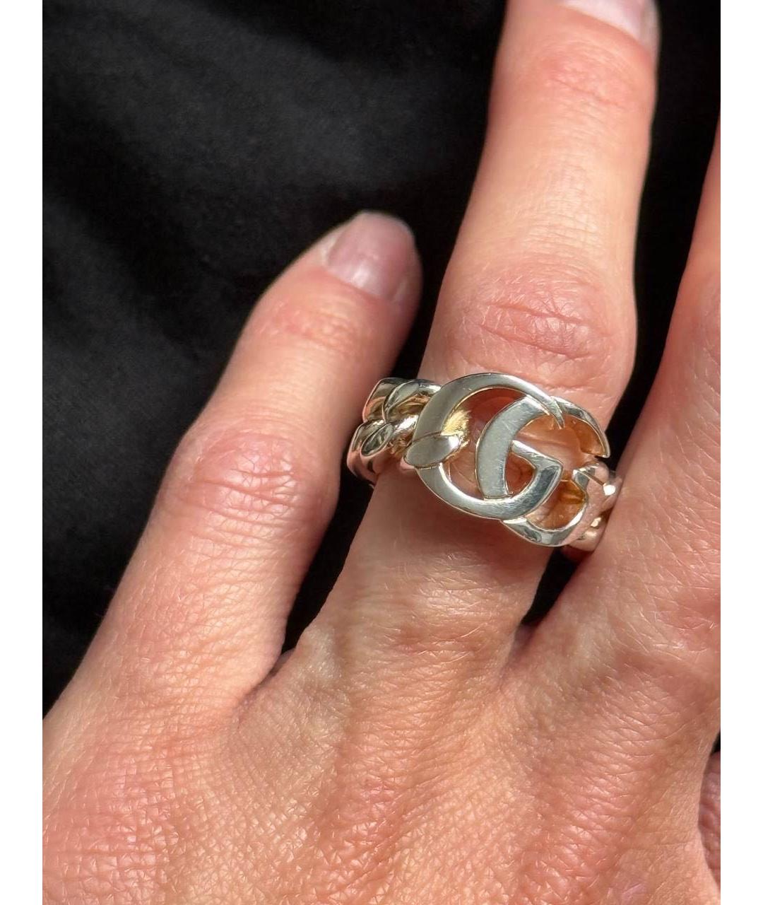 GUCCI Серебряное серебряное кольцо, фото 5