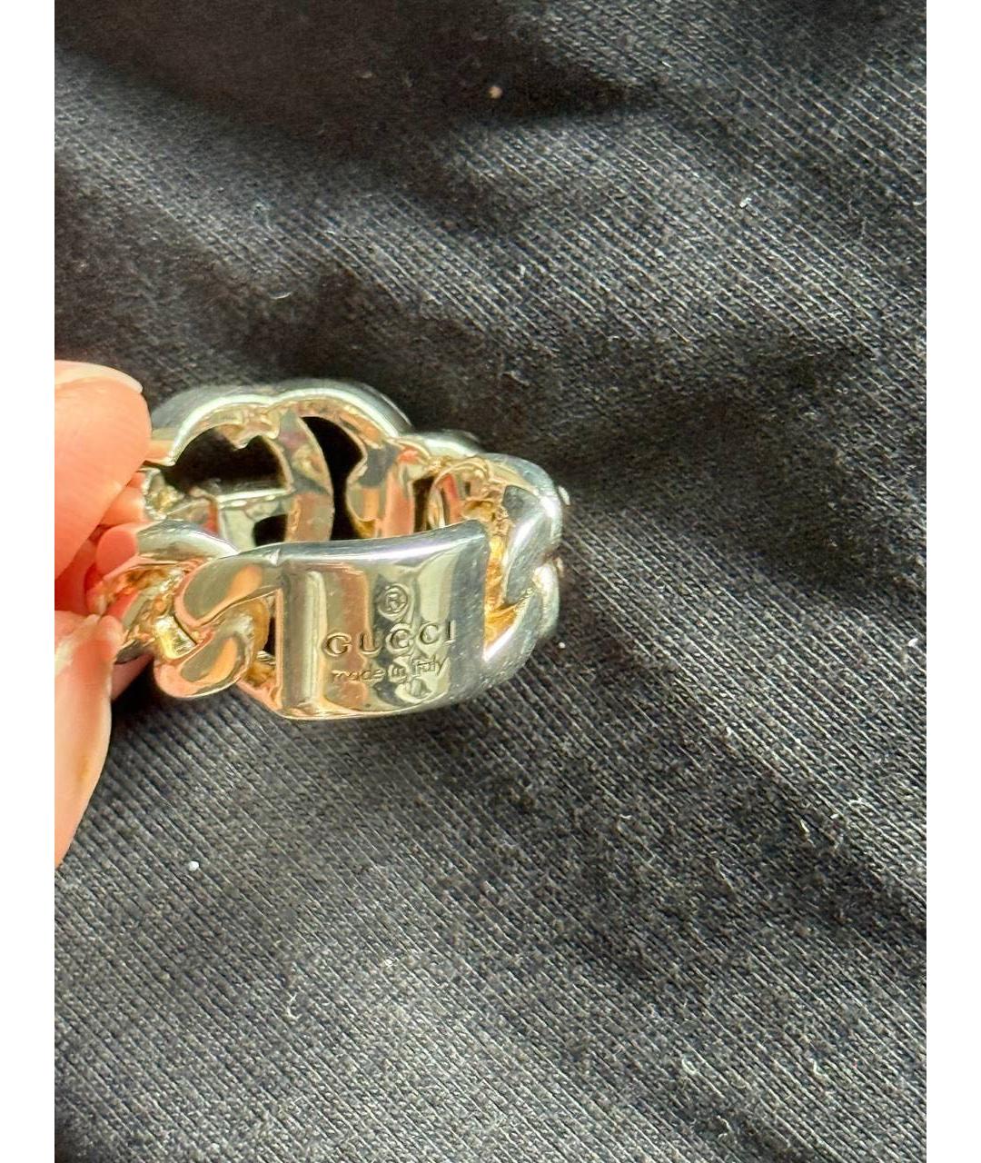 GUCCI Серебряное серебряное кольцо, фото 4