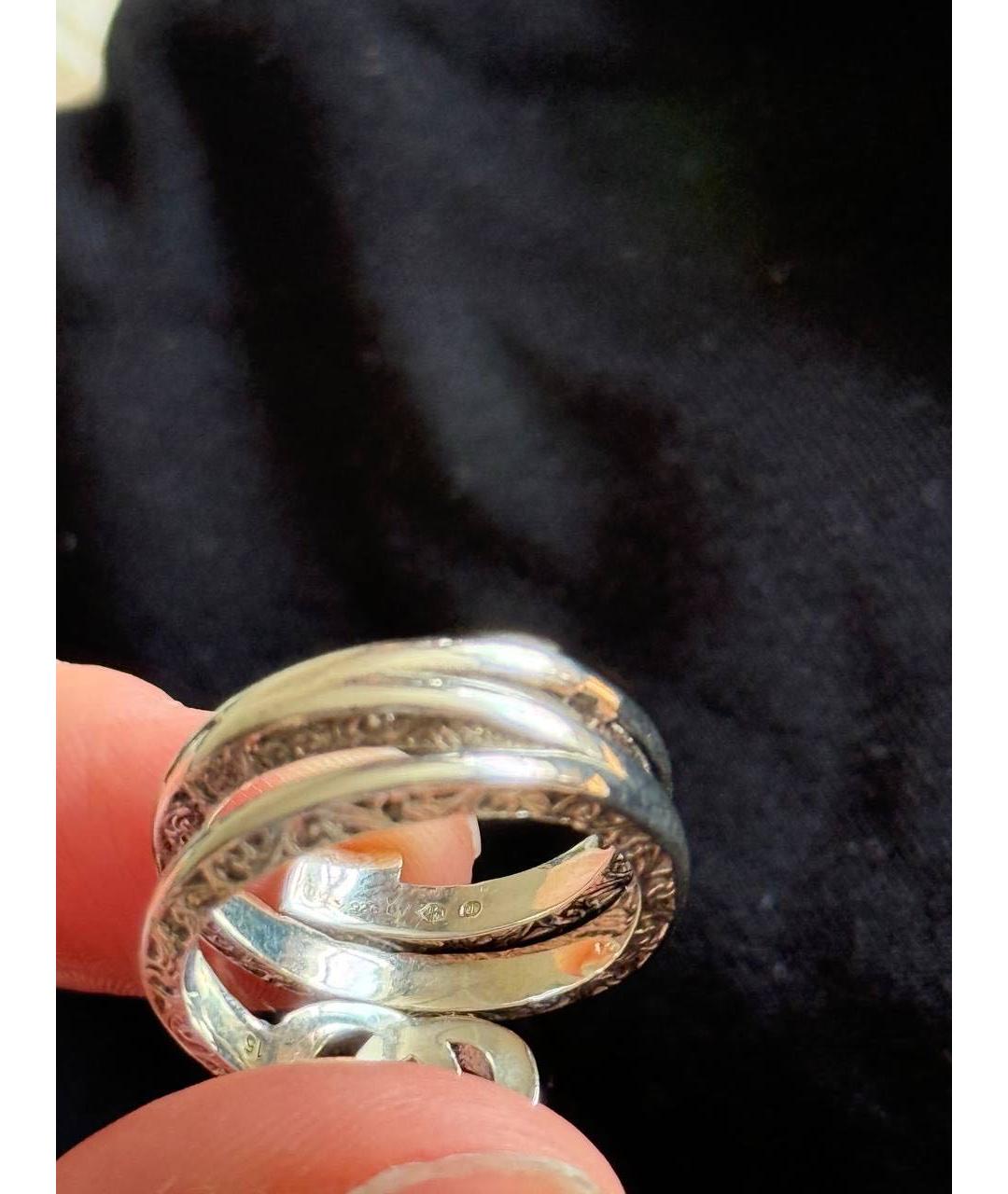 GUCCI Серебряное серебряное кольцо, фото 5
