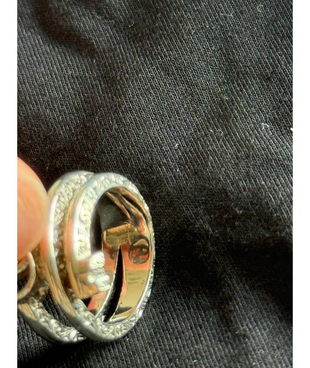 GUCCI Серебряное серебряное кольцо, фото 4
