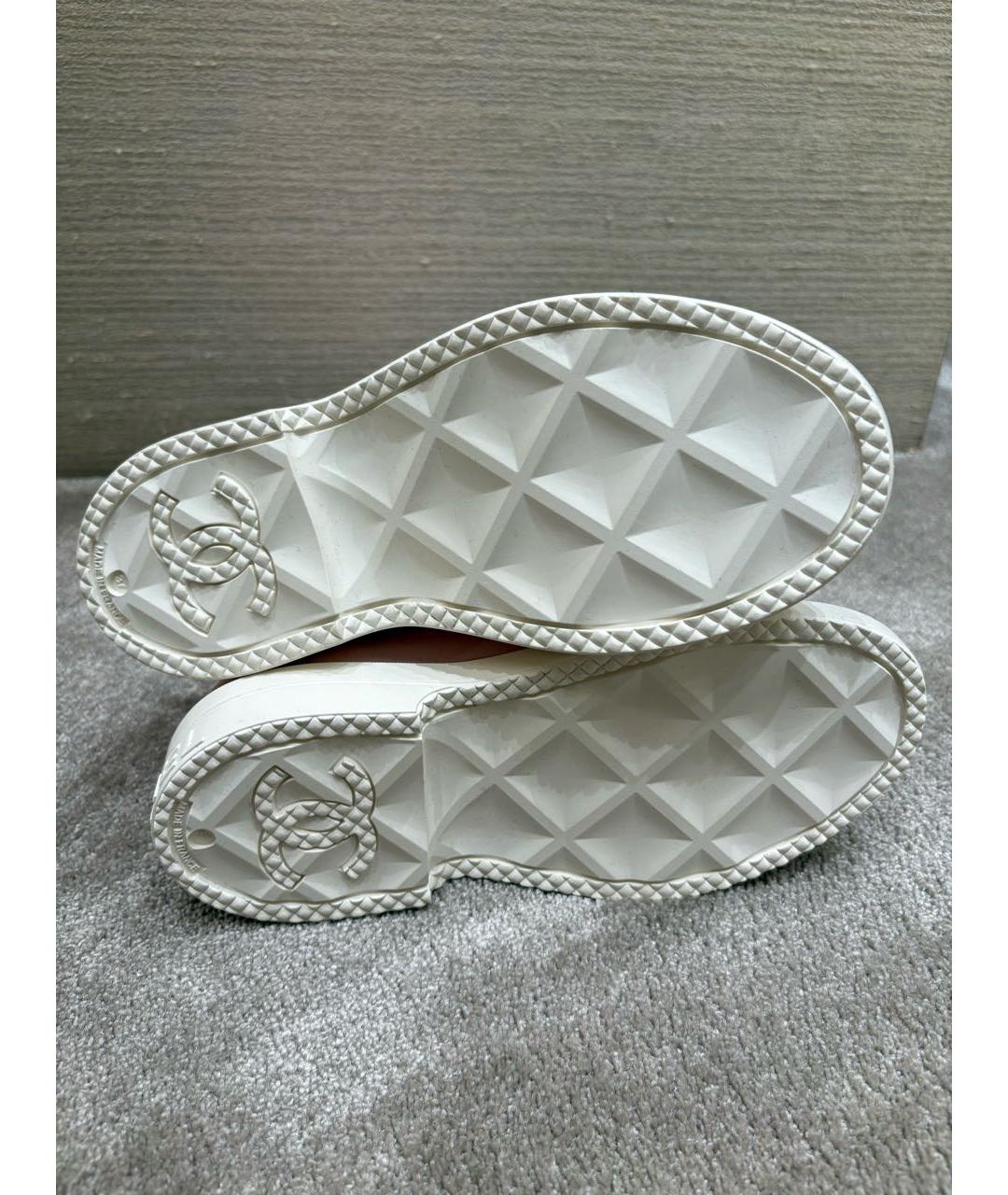 CHANEL Розовые резиновые сапоги, фото 4