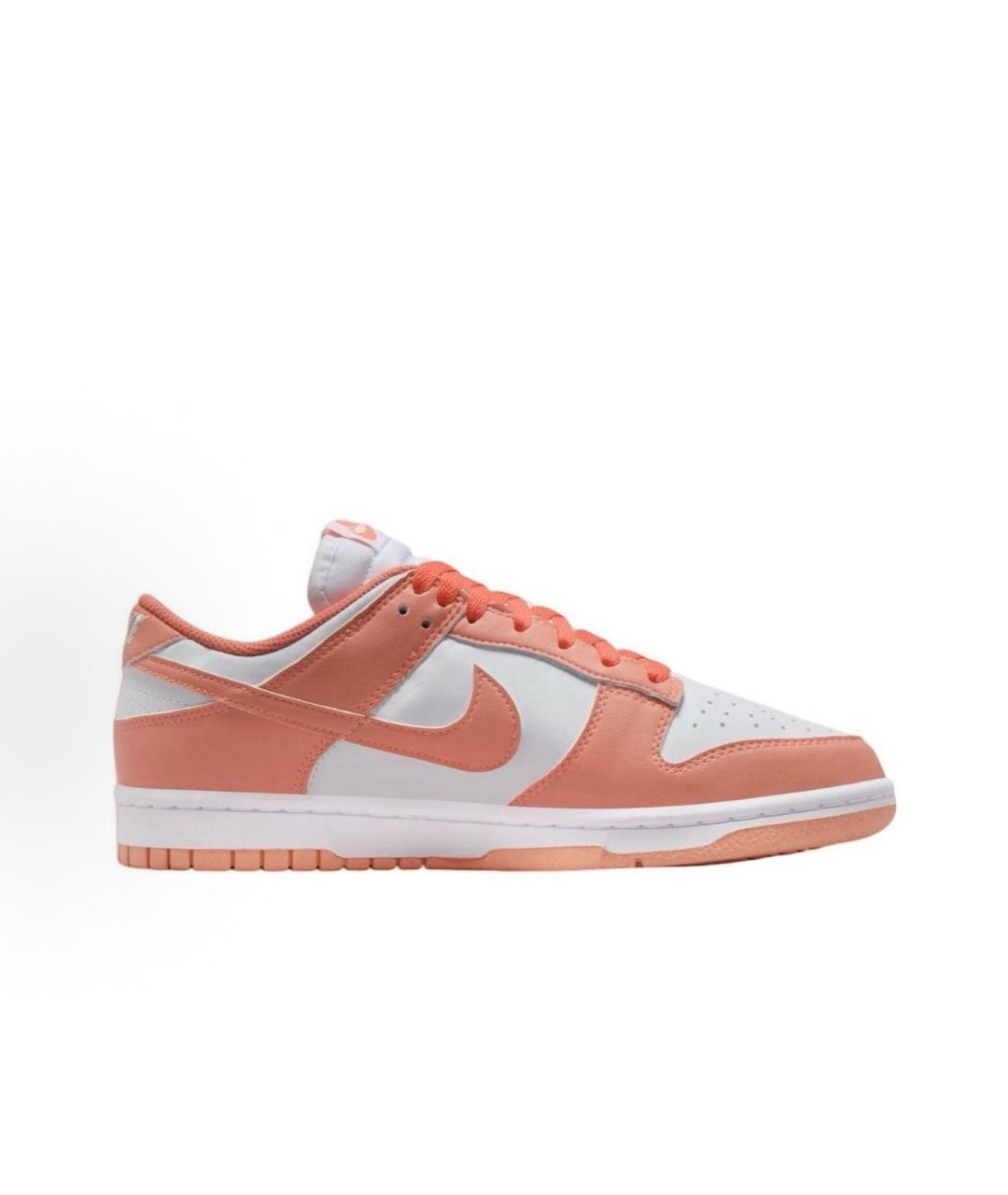 NIKE Оранжевые кожаные кроссовки, фото 9