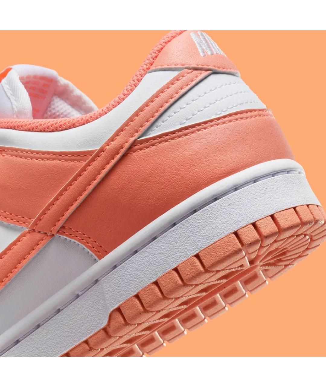 NIKE Оранжевые кожаные кроссовки, фото 6