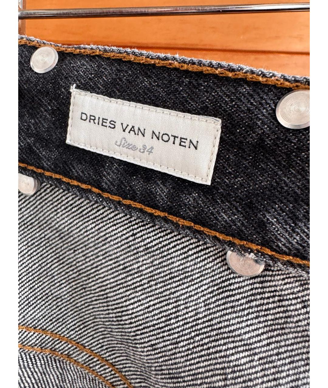 DRIES VAN NOTEN Черные хлопковые шорты, фото 7