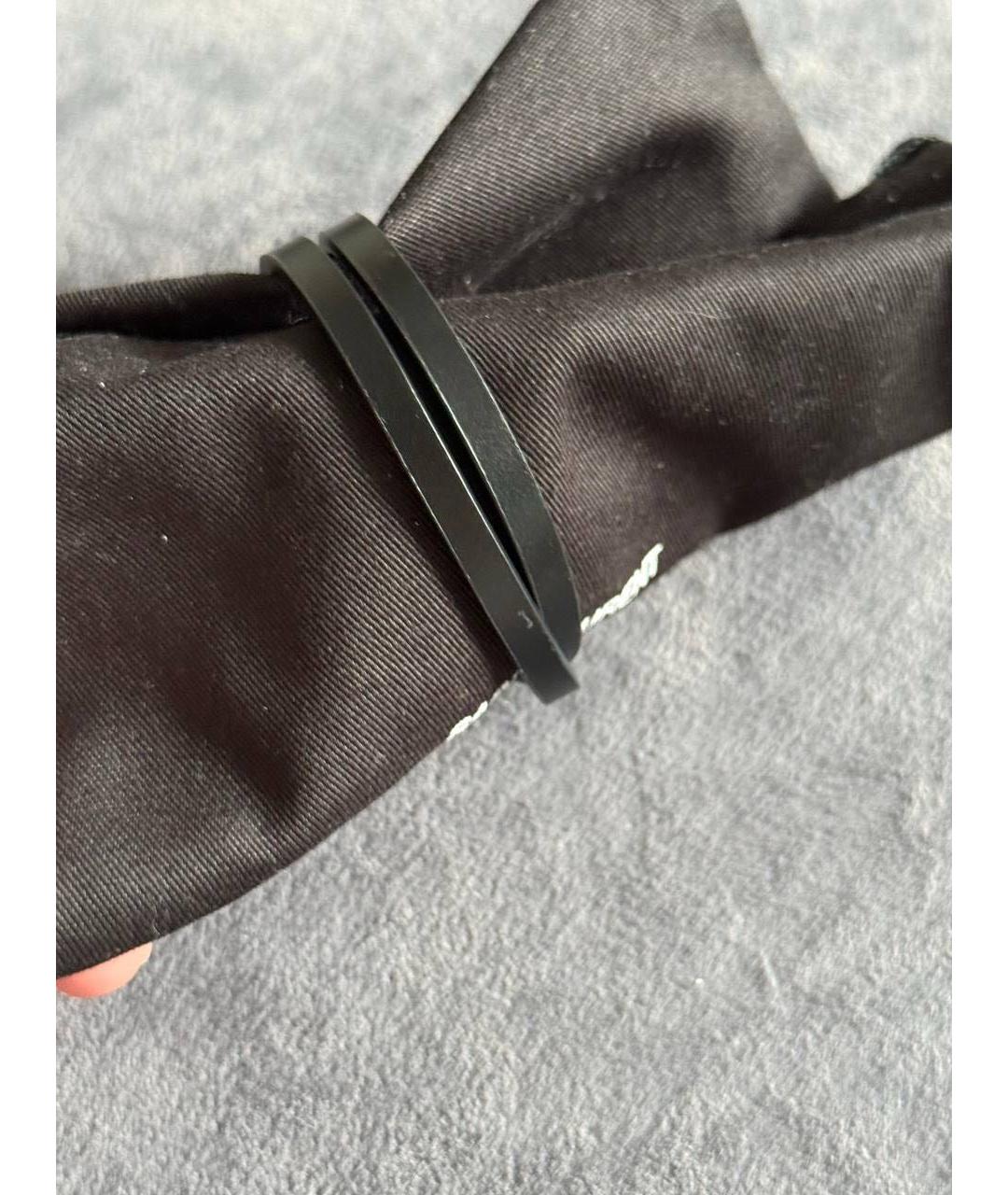 SAINT LAURENT Черный браслет, фото 6