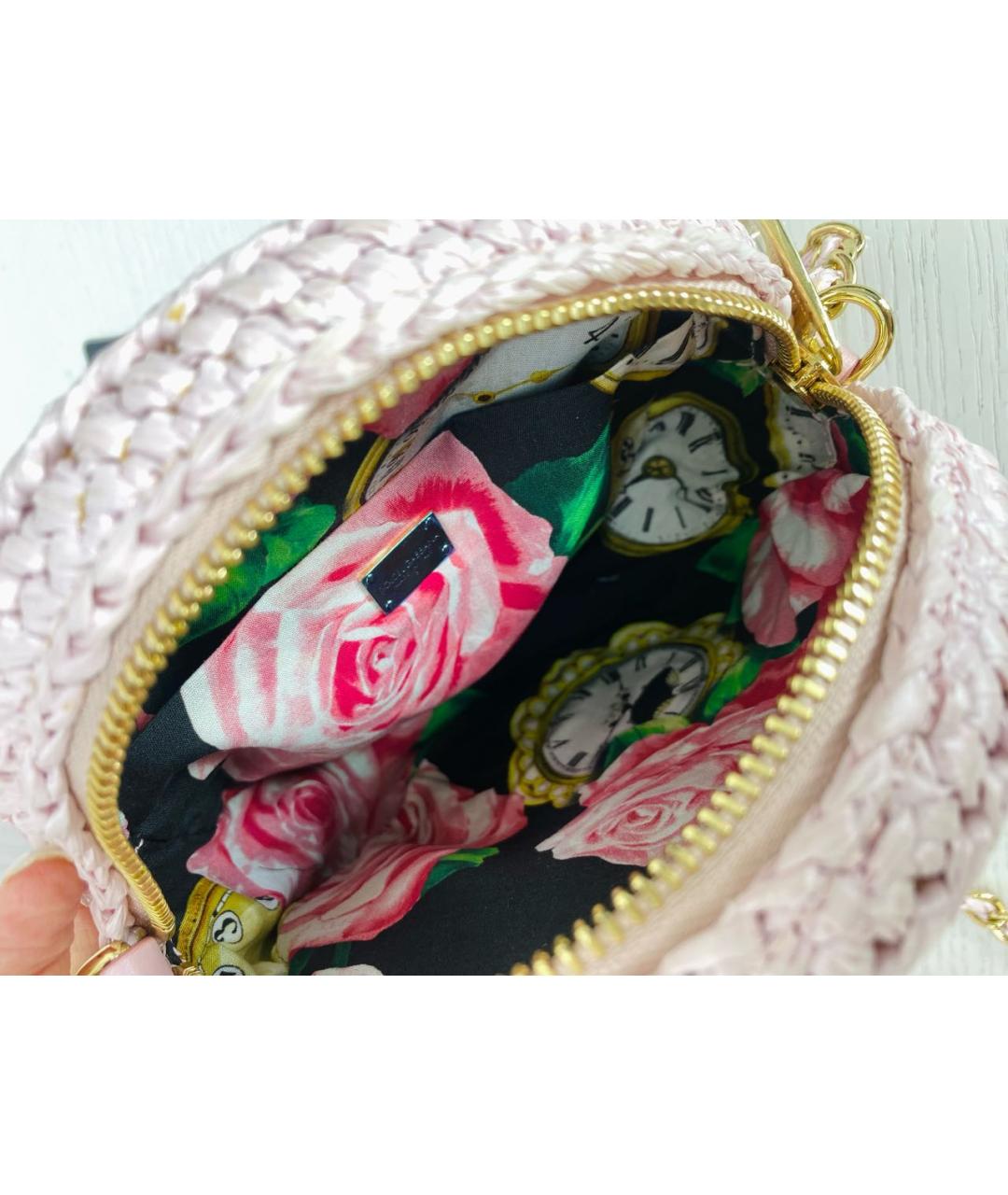 DOLCE&GABBANA Розовая сумка через плечо, фото 4