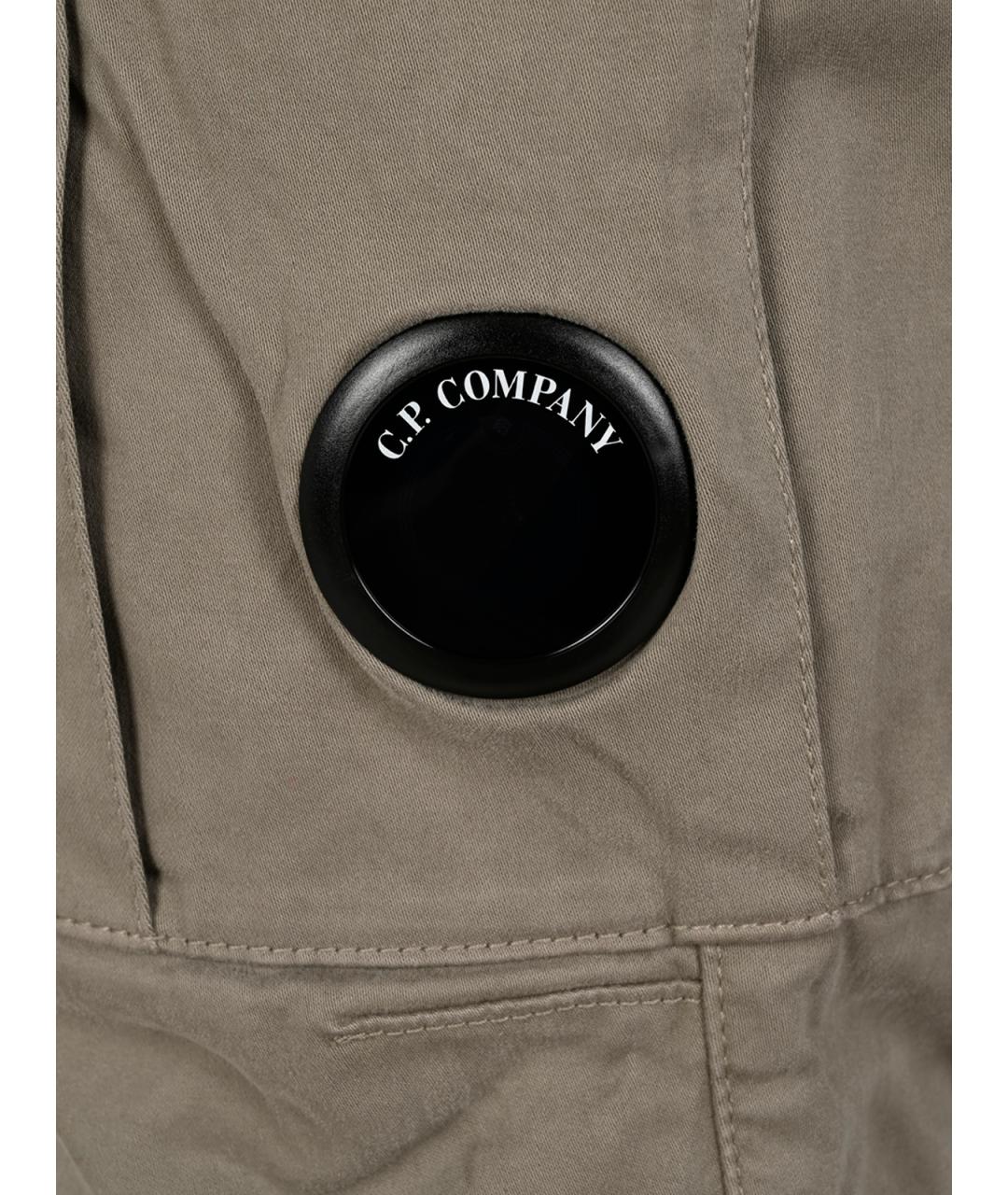 CP COMPANY Серые хлопковые повседневные брюки, фото 3