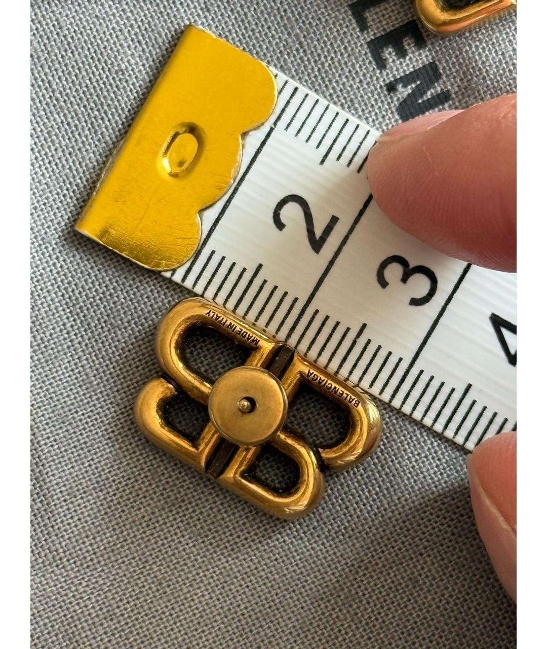 BALENCIAGA Золотые серьги, фото 4