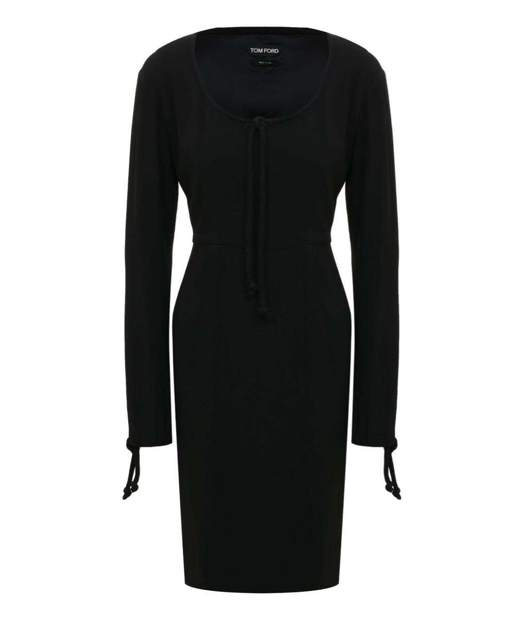 TOM FORD Черное вискозное вечернее платье, фото 1